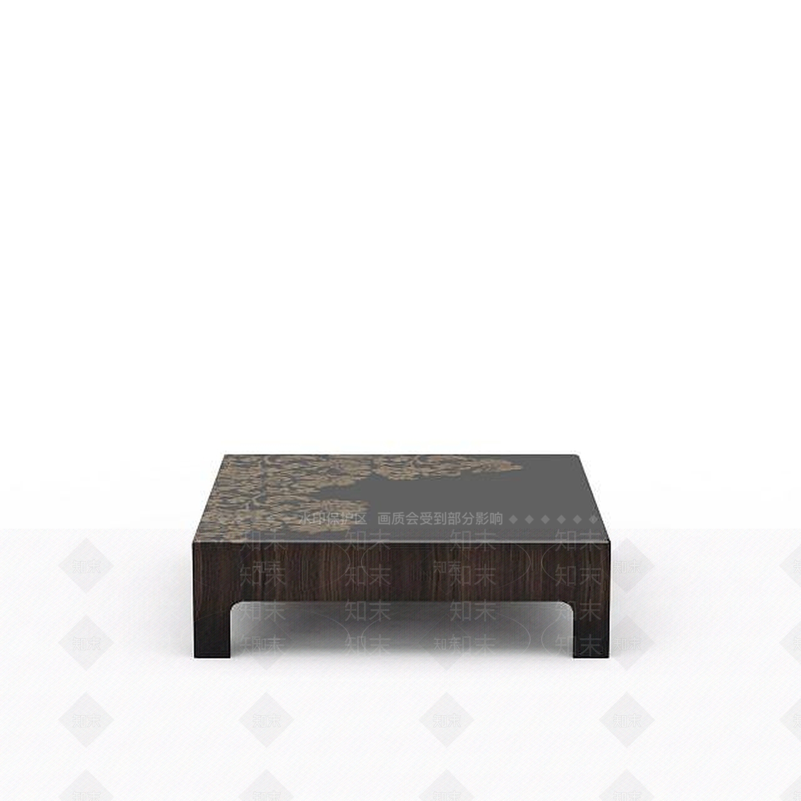 中式四方木桌3D模型下载【ID:1196449509】