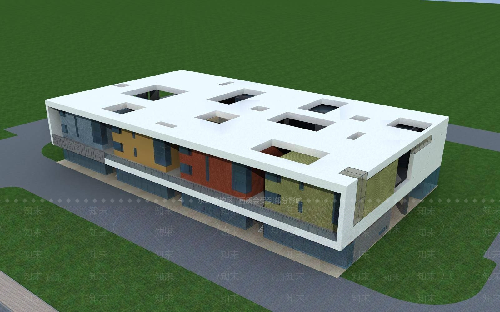 现代幼儿园3D模型下载【ID:1196450368】