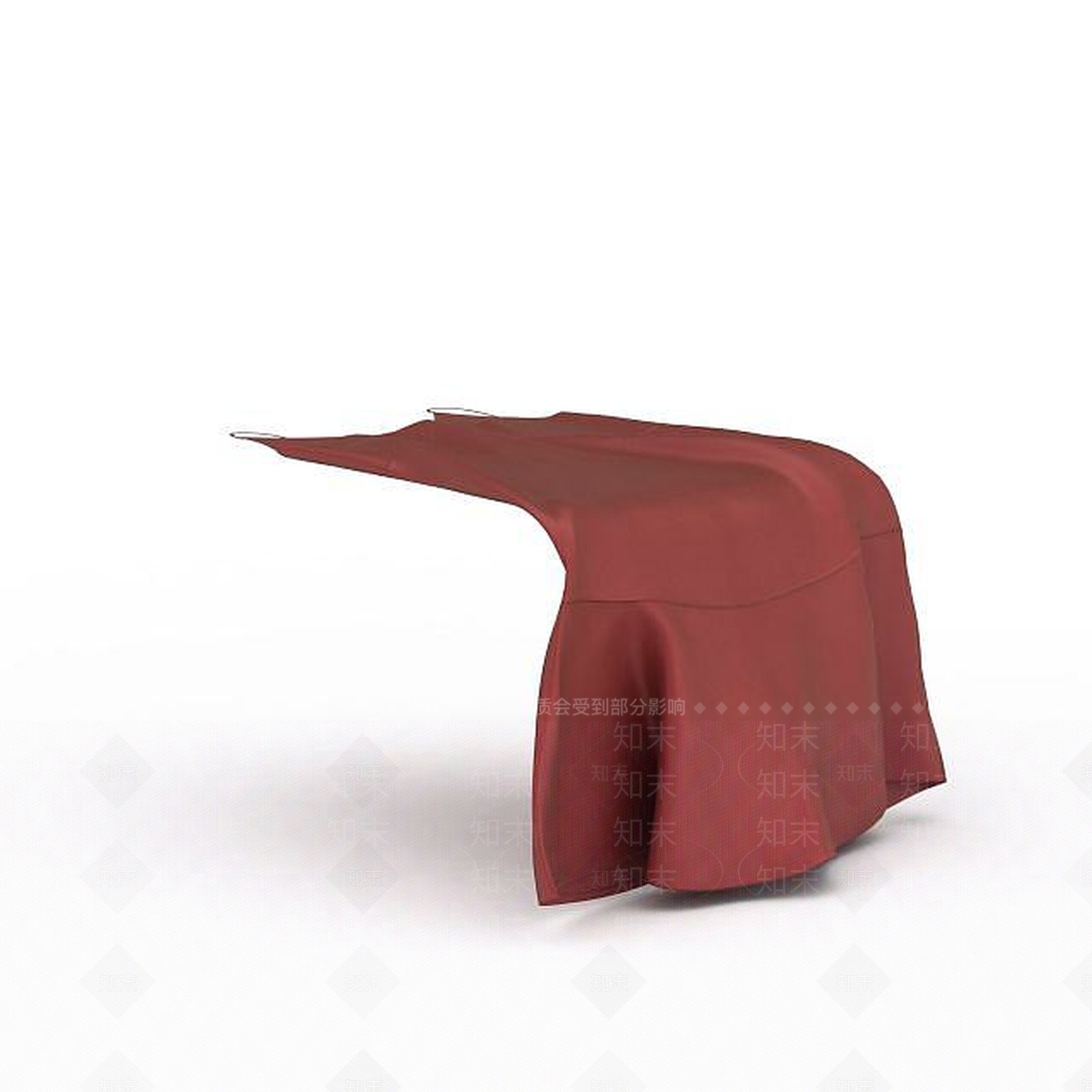 现代红色吊带裙3D模型下载【ID:1196450651】