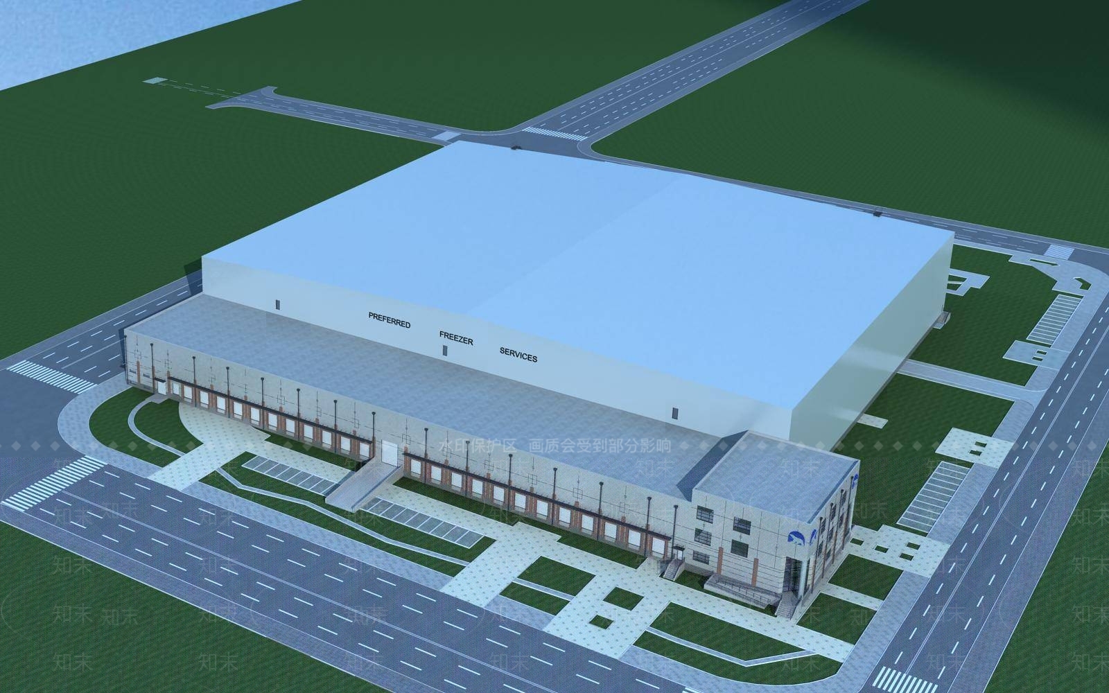 现代厂房3D模型下载【ID:1196451881】