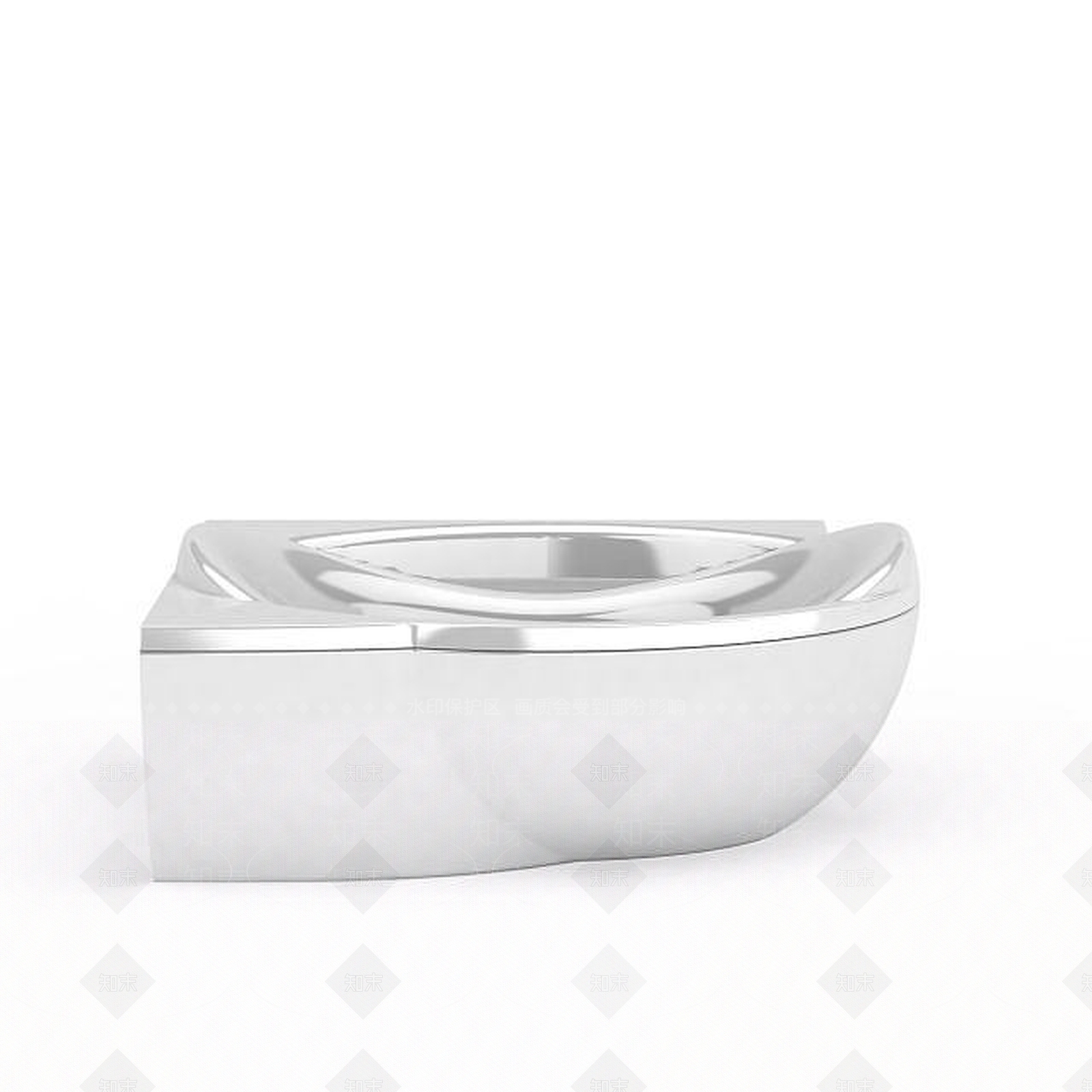 现代陶瓷洗面盆3D模型下载【ID:1196452006】