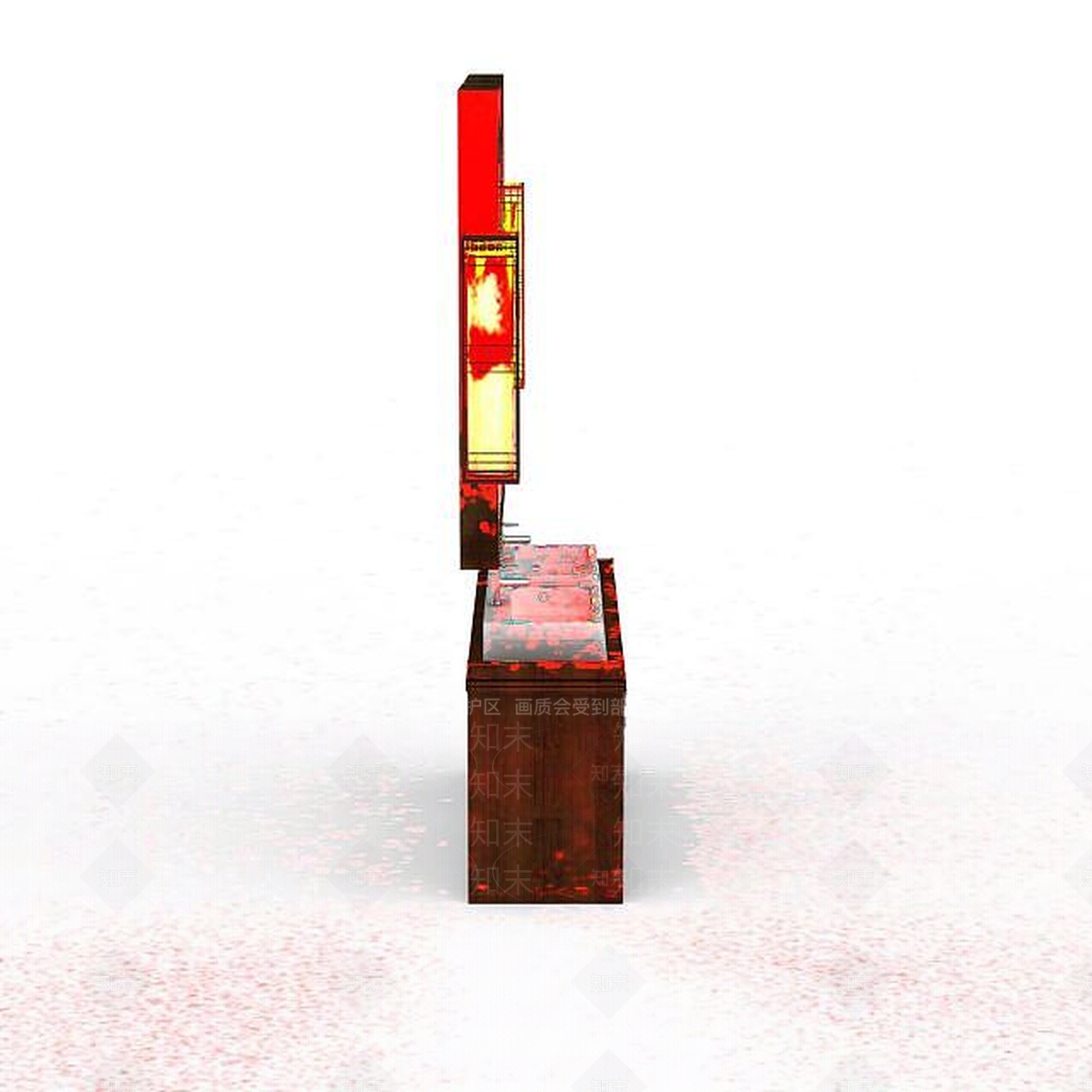 中式洗漱盆3D模型下载【ID:1196452130】