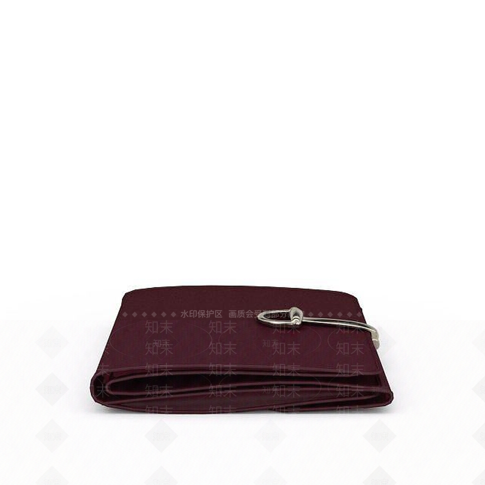 现代紫红色钱包3D模型下载【ID:1196453073】