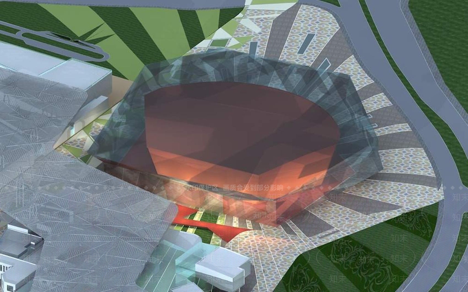 现代博物馆3D模型下载【ID:1196453987】
