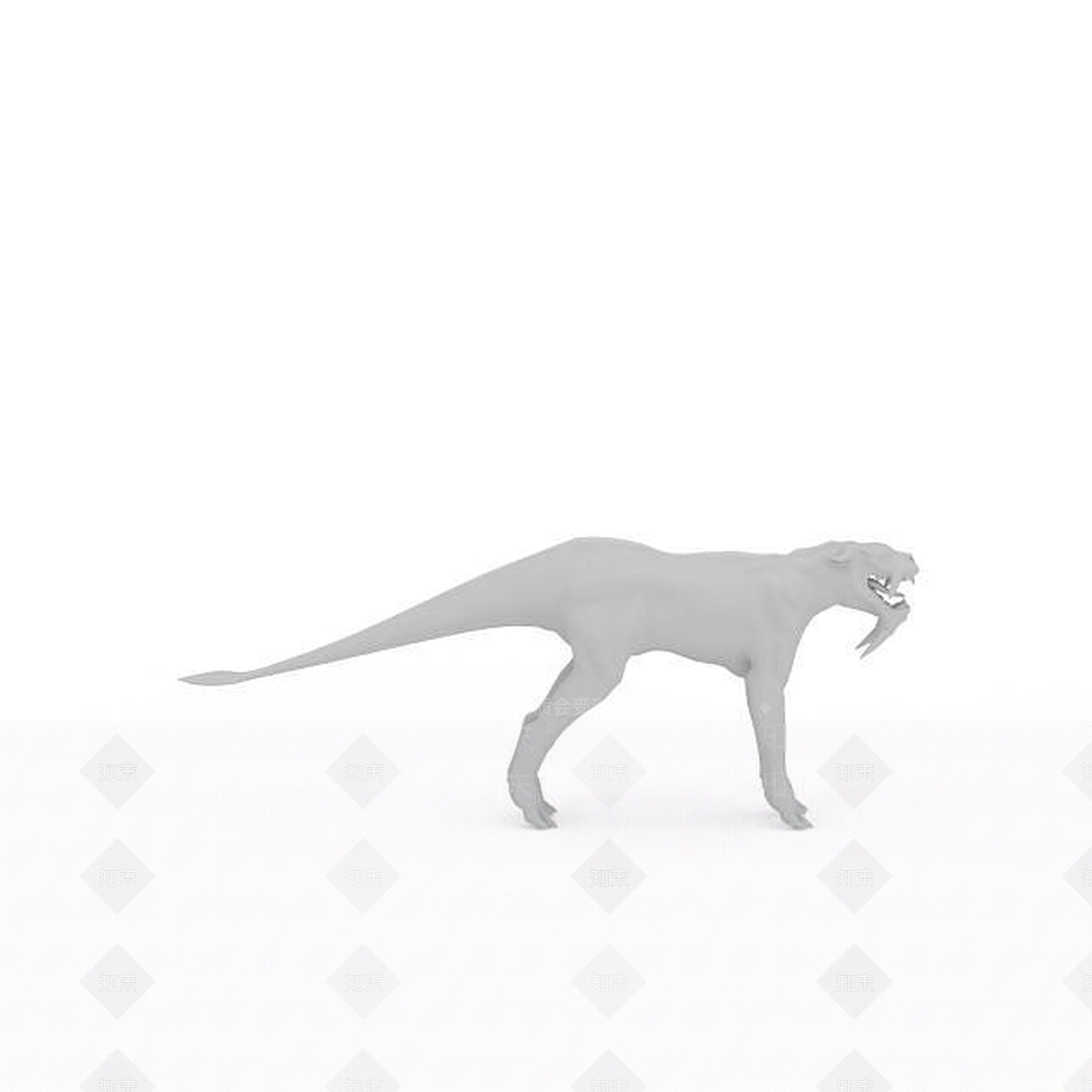现代古代食肉动物3D模型下载【ID:1196454061】