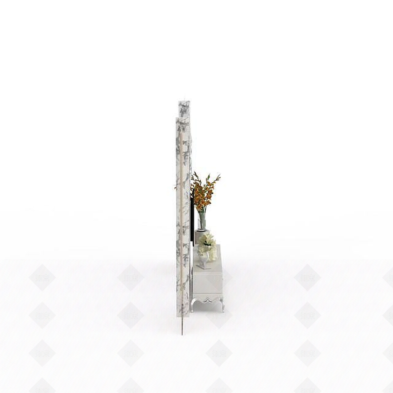 现代简约电视背景墙3D模型下载【ID:1196458650】