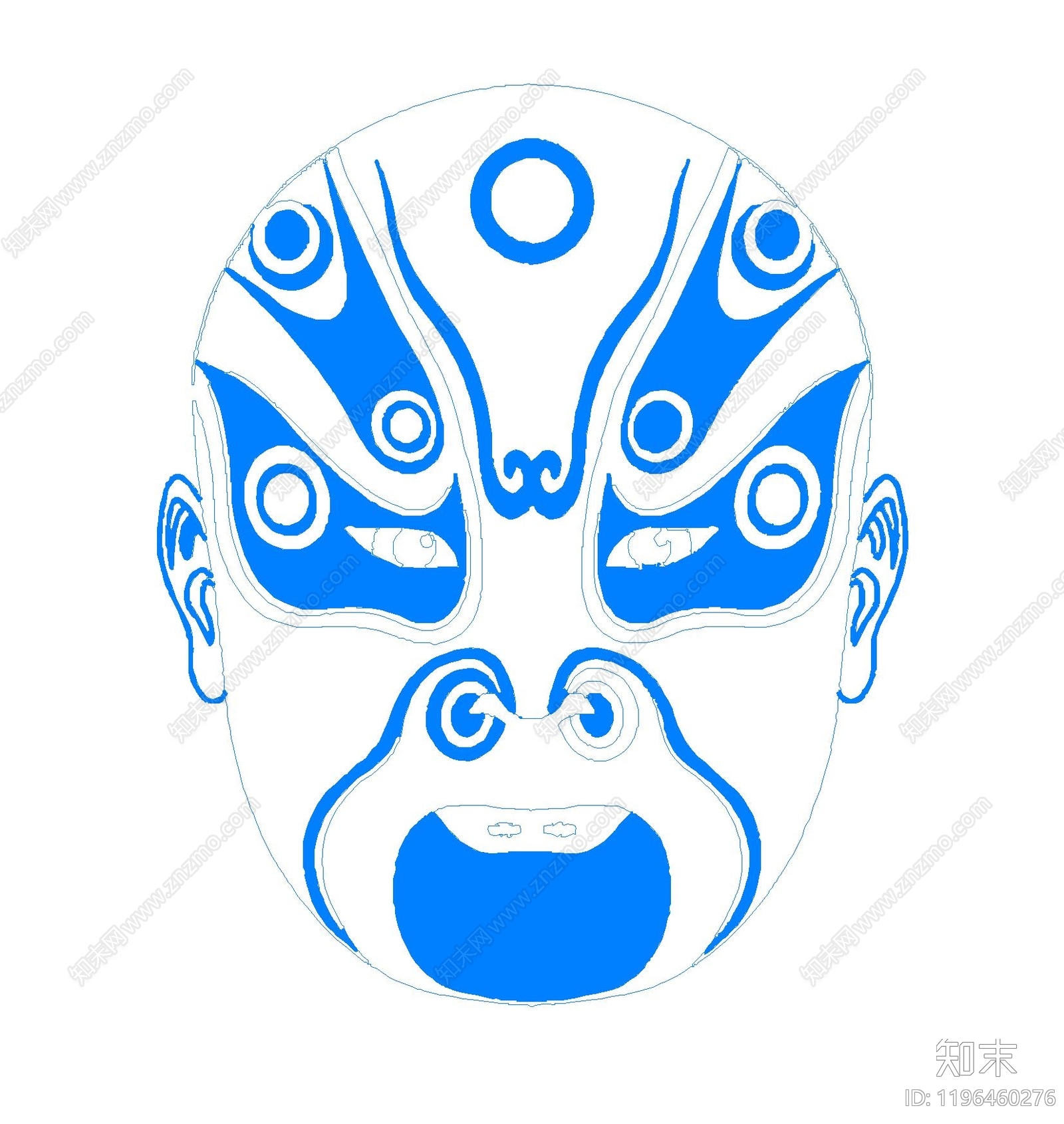 中式人物cad施工图下载【ID:1196460276】