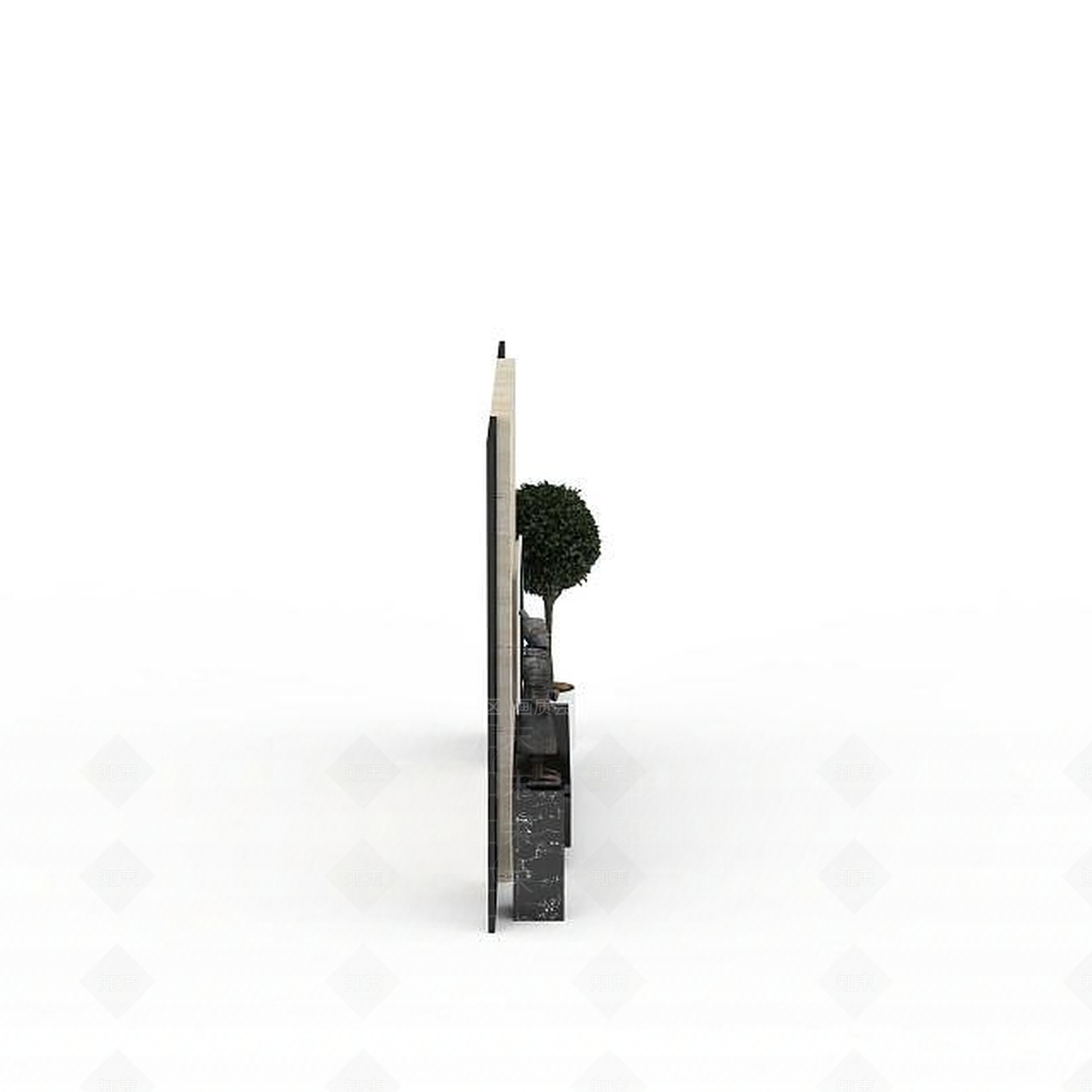 欧式古典欧式田园背景墙3D模型下载【ID:1196460199】
