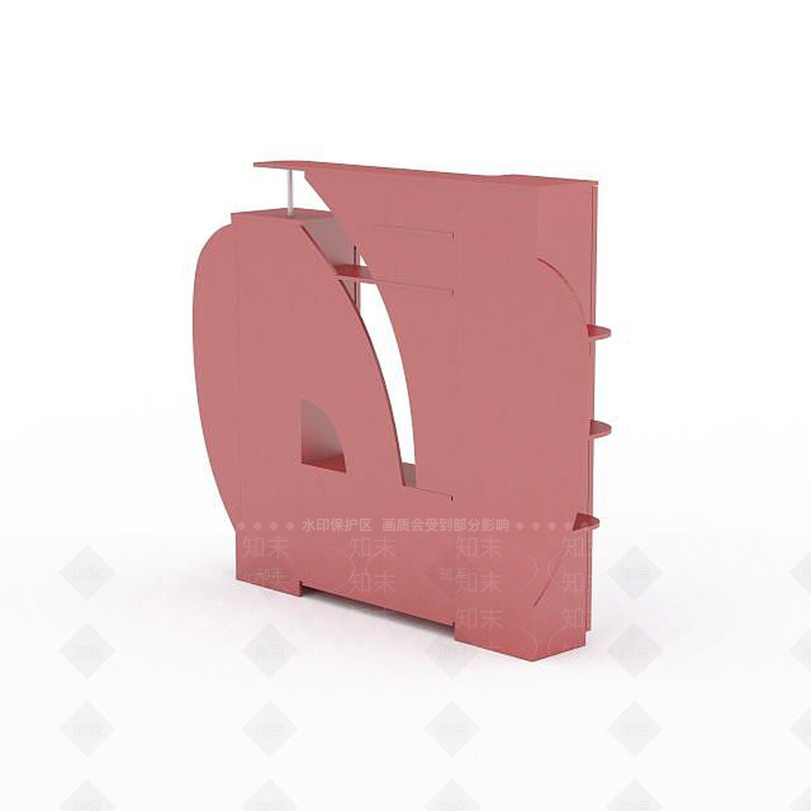 现代背景柜套装3D模型下载【ID:1196461108】