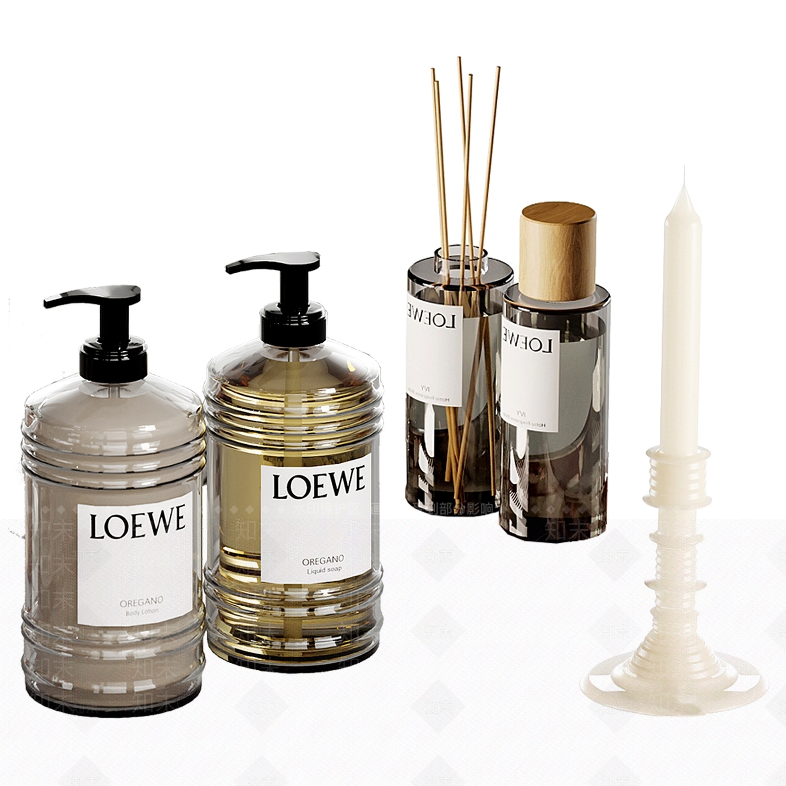 化妆品3D模型下载【ID:1196461980】