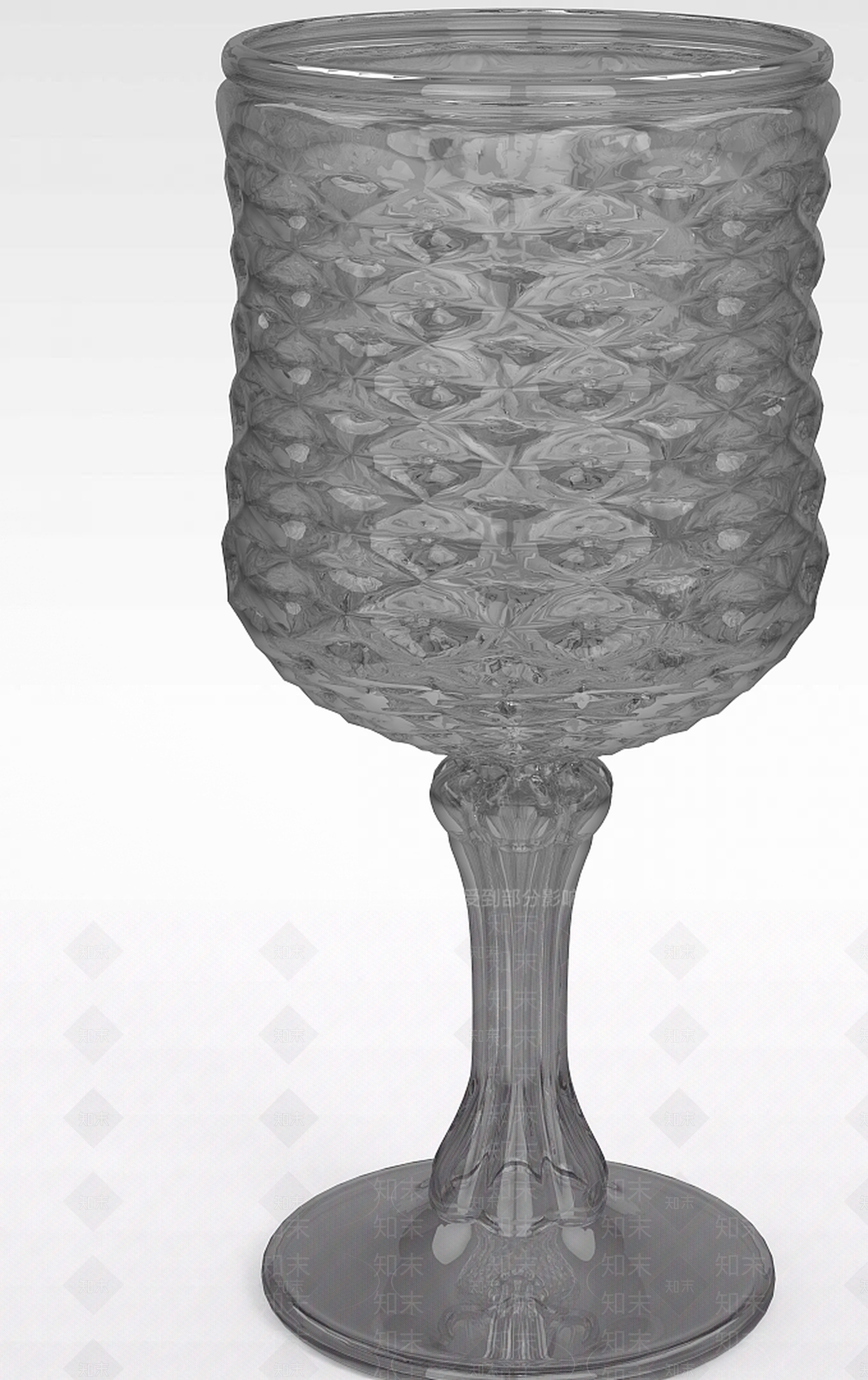 现代玻璃水杯3D模型下载【ID:1196463049】