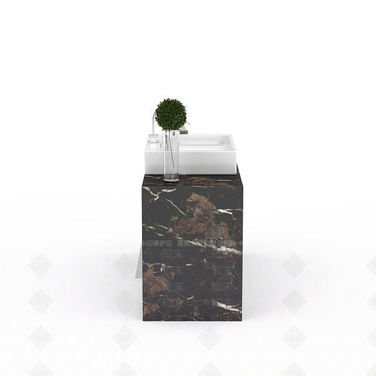 现代洗手台3D模型下载【ID:1196463152】
