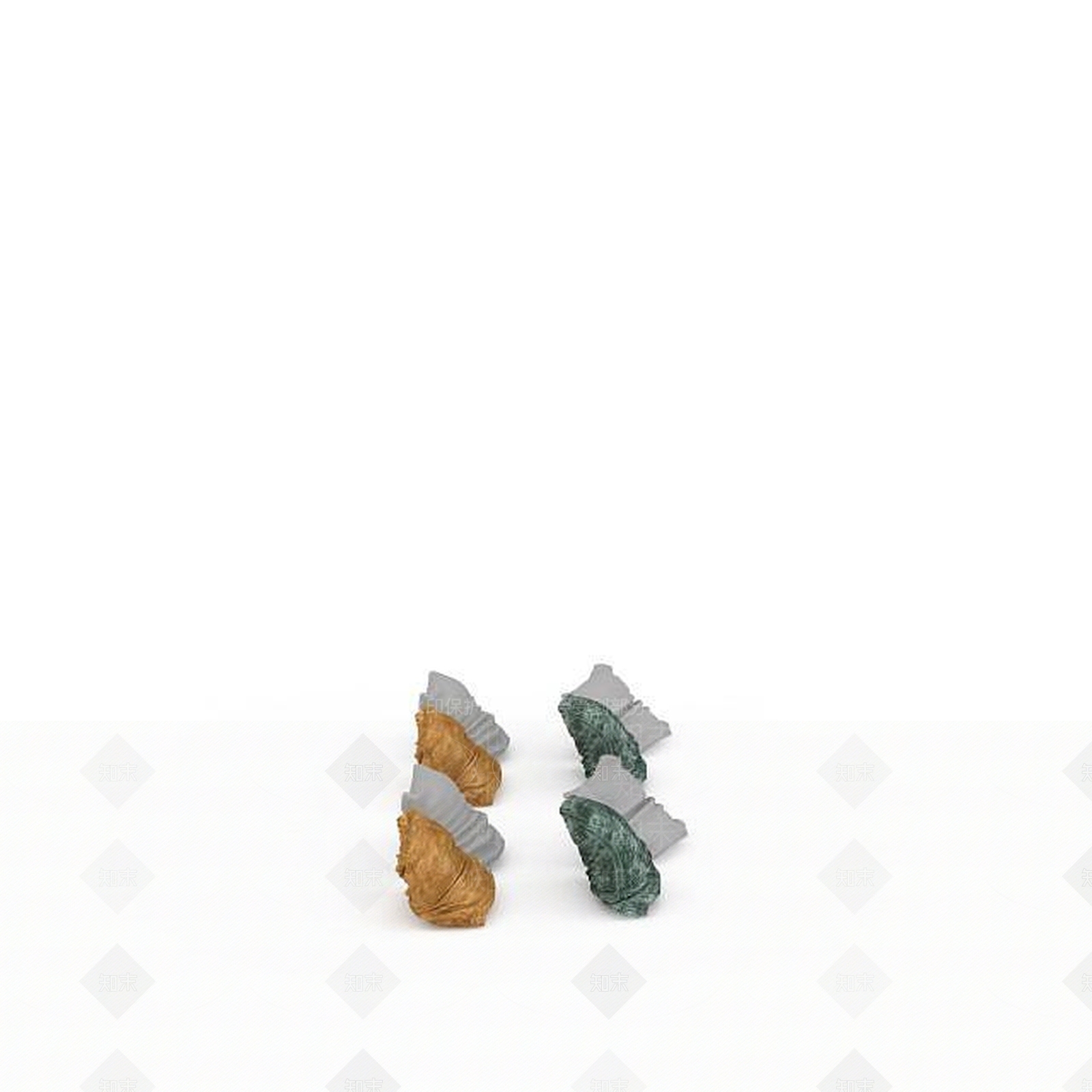 现代枕具组合3D模型下载【ID:1196463713】