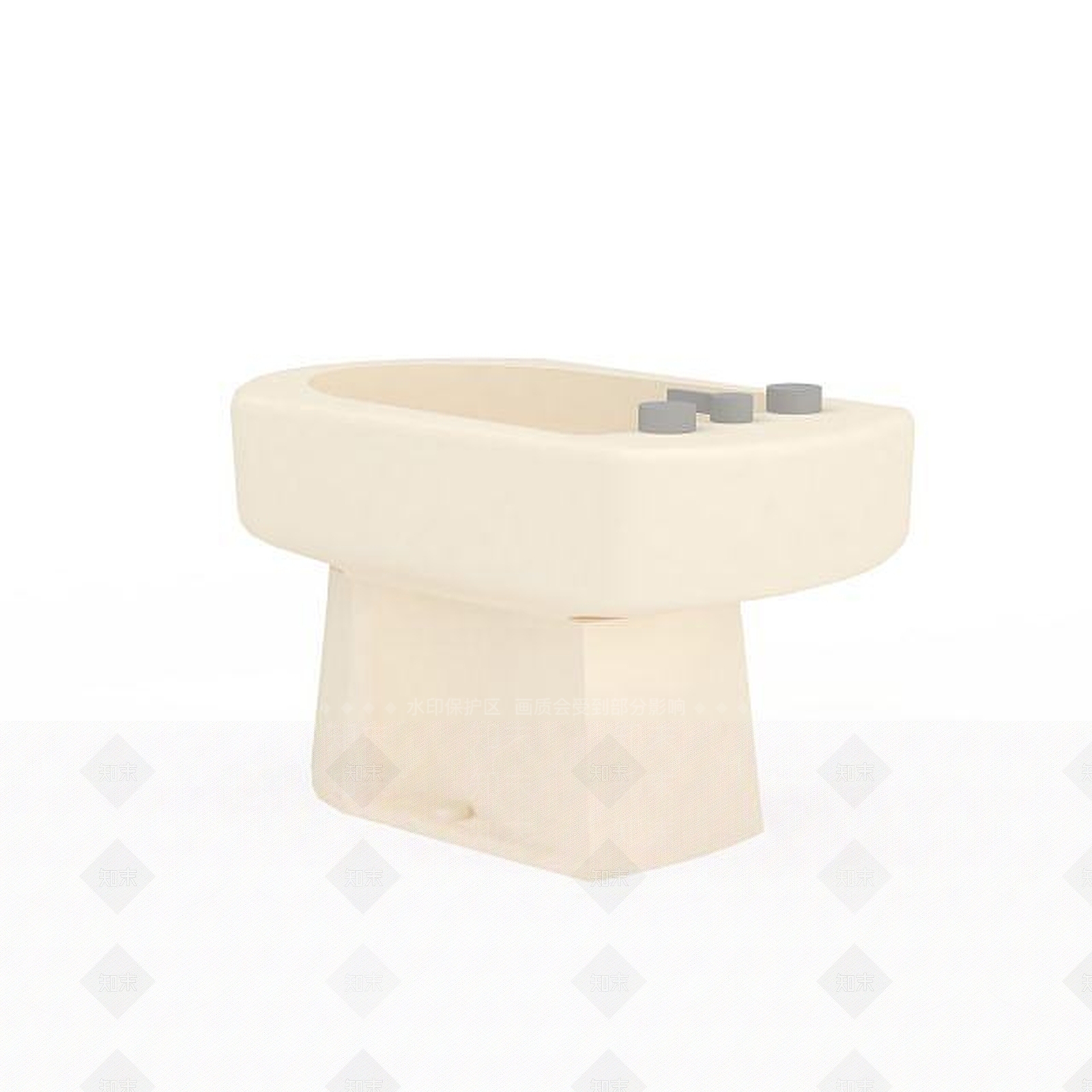现代粉色坐式马桶3D模型下载【ID:1196464841】