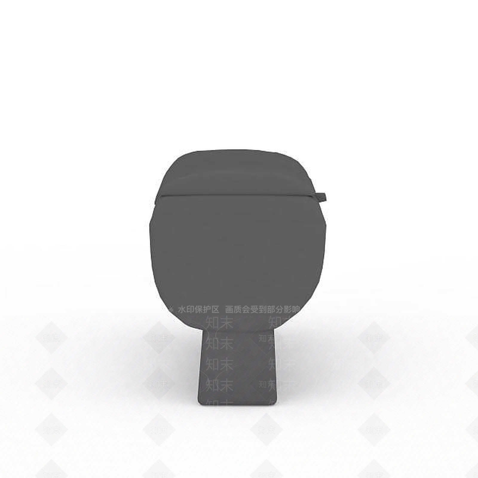 现代灰色坐式便器3D模型下载【ID:1196465365】