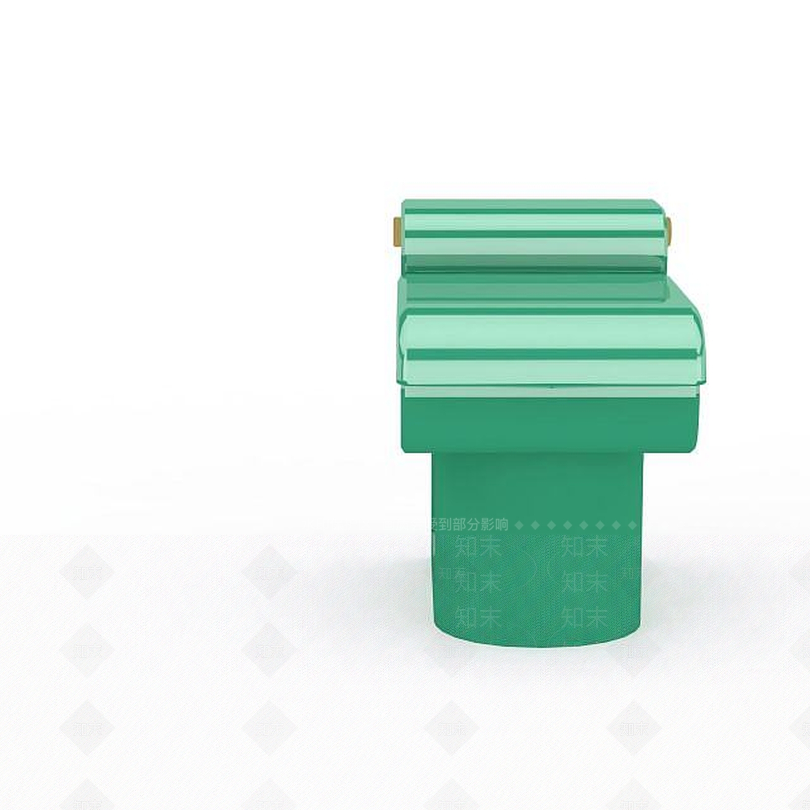 现代绿色坐式便器3D模型下载【ID:1196465317】