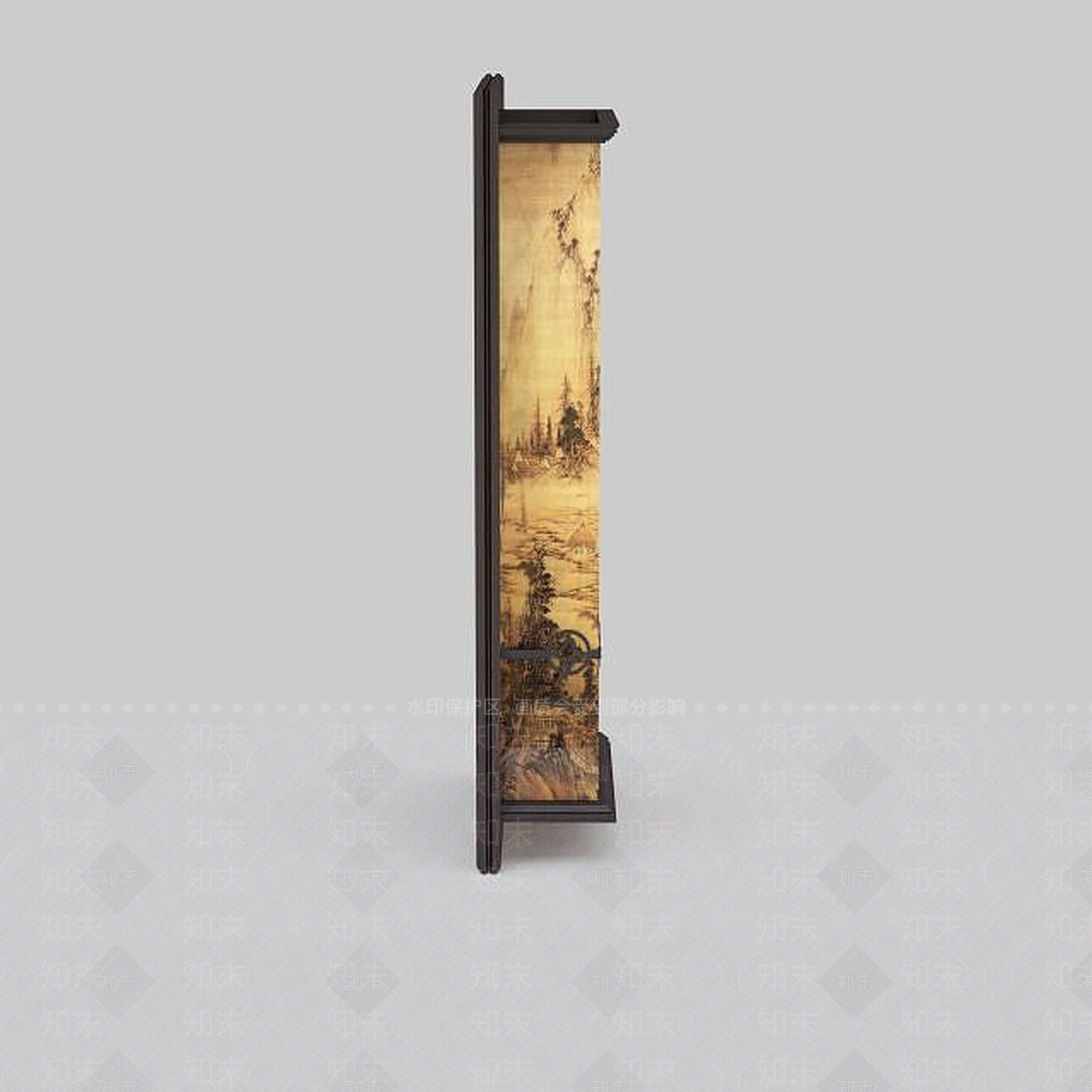 现代壁画壁灯3D模型下载【ID:1196466731】