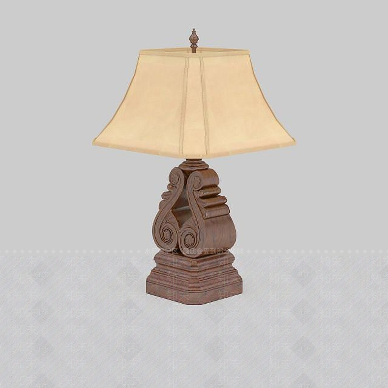 现代家用台灯3D模型下载【ID:1196467179】