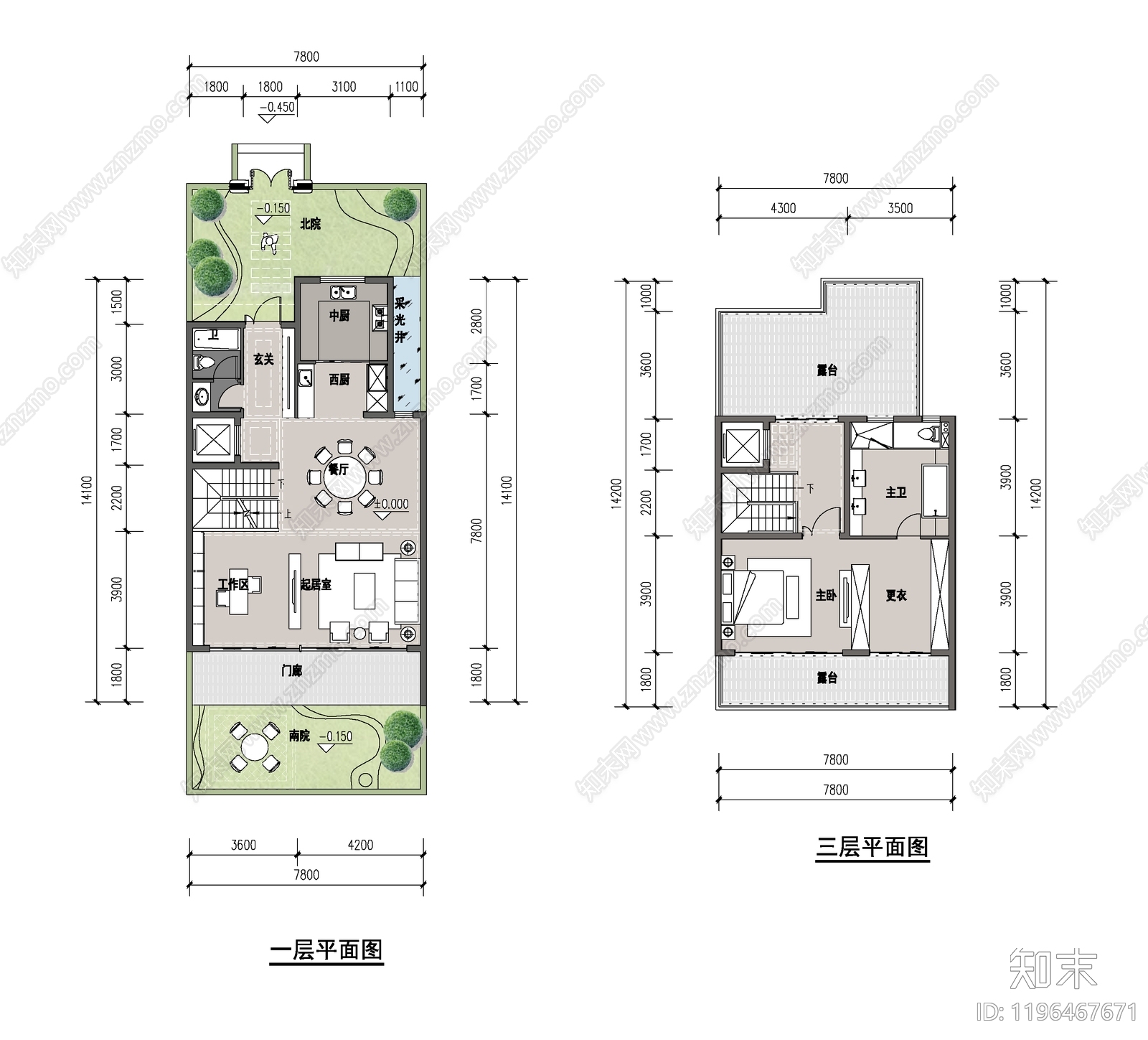 五居及以上施工图下载【ID:1196467671】