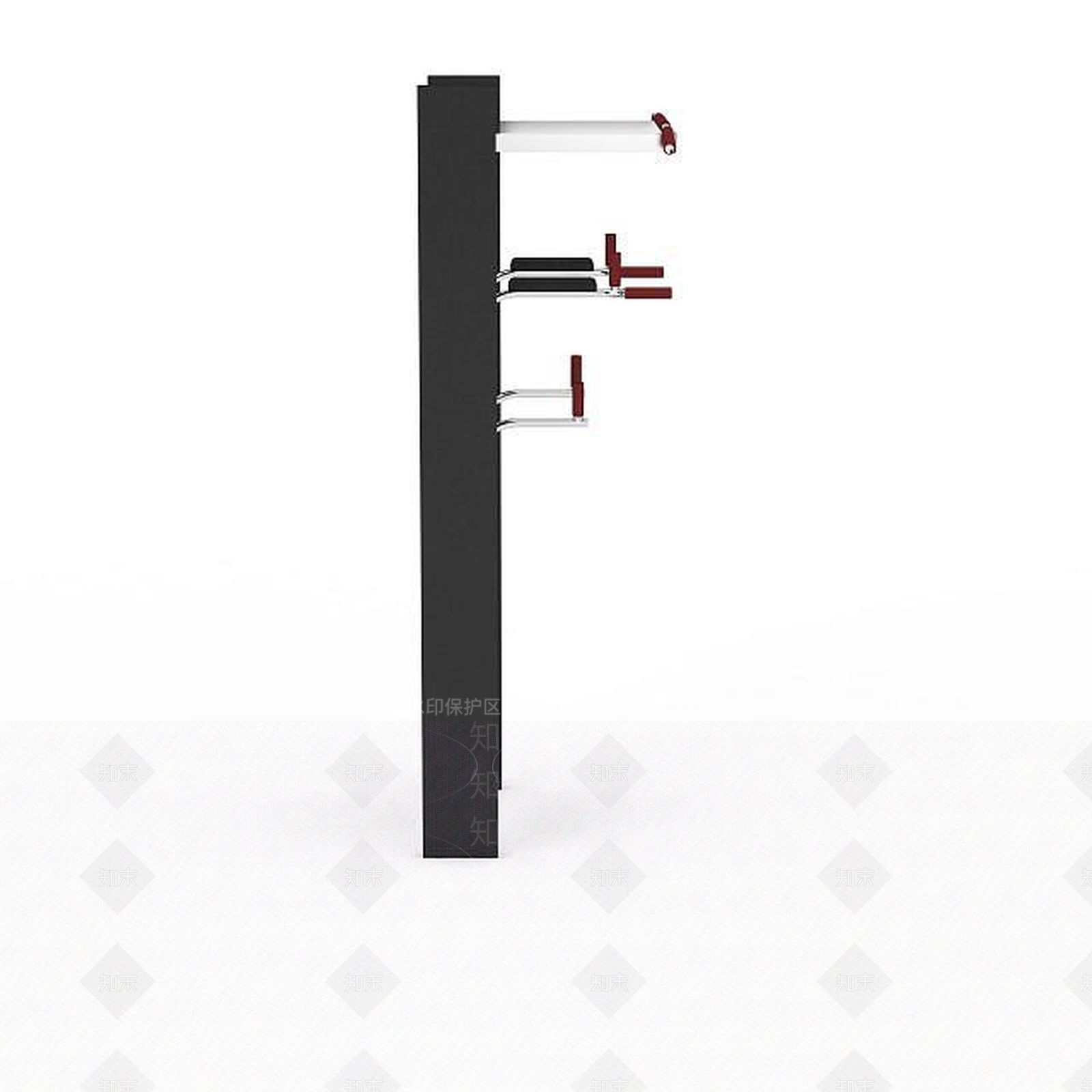 现代健身器材3D模型下载【ID:1196467685】