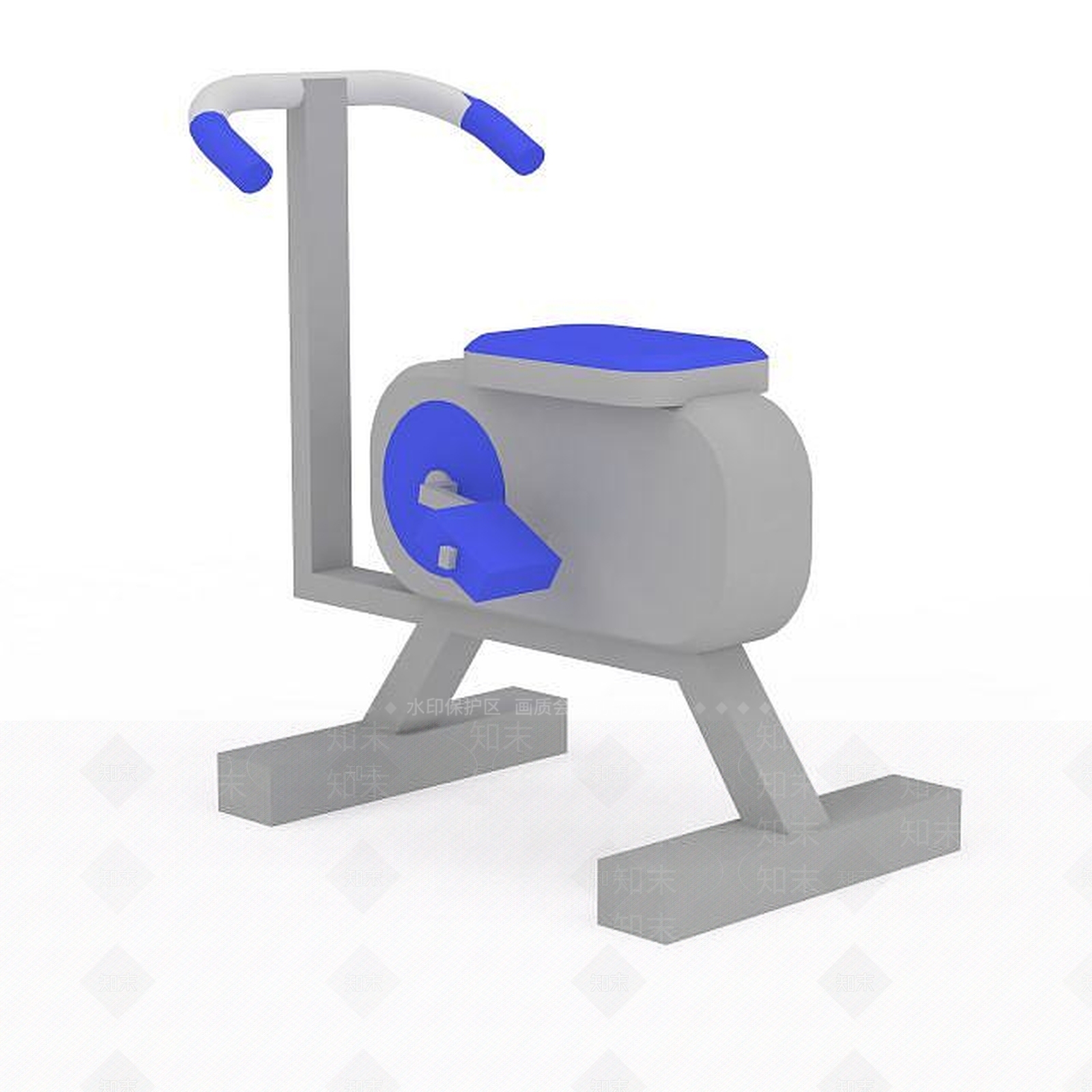 现代脚踏机3D模型下载【ID:1196467918】