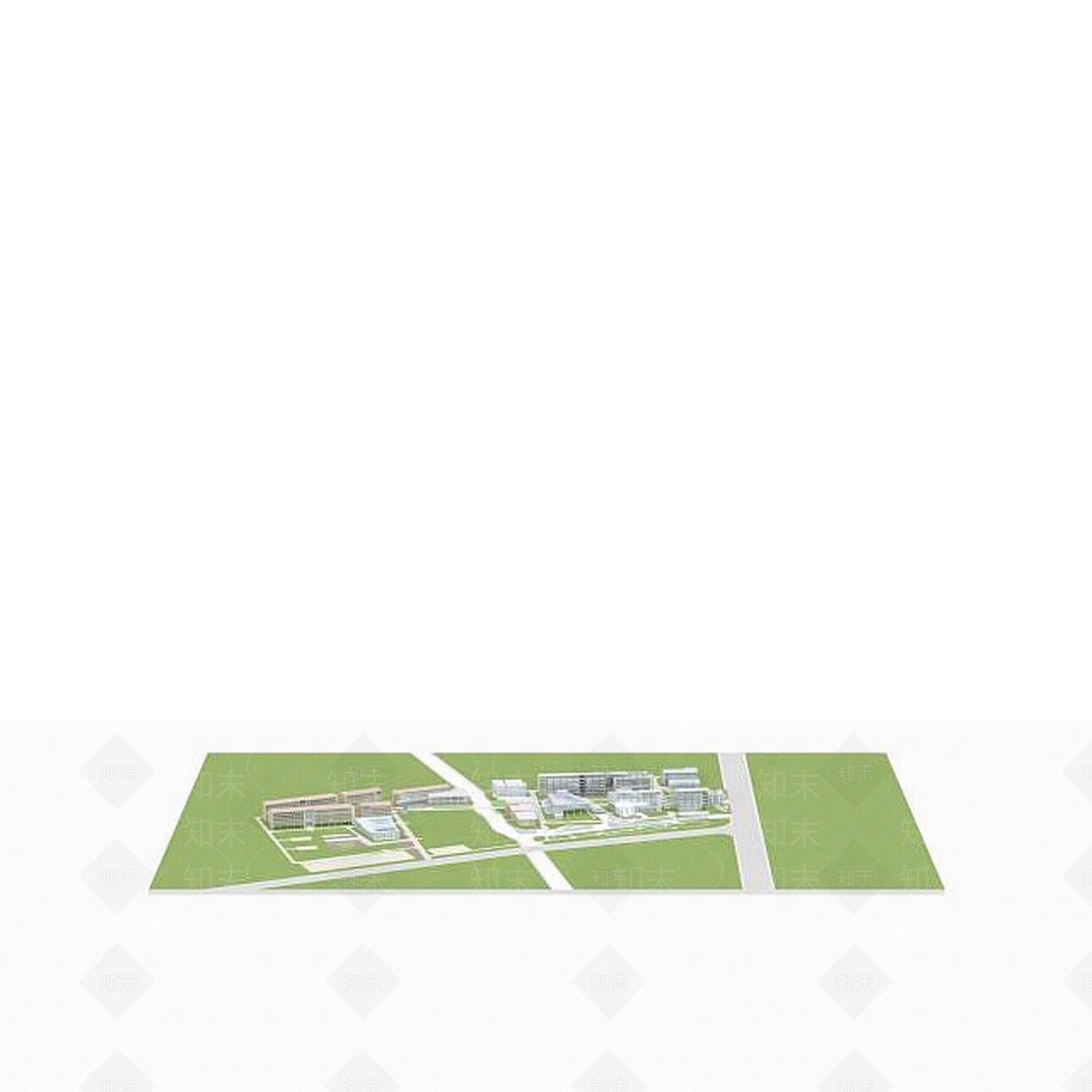 现代建筑区3D模型下载【ID:1196468133】