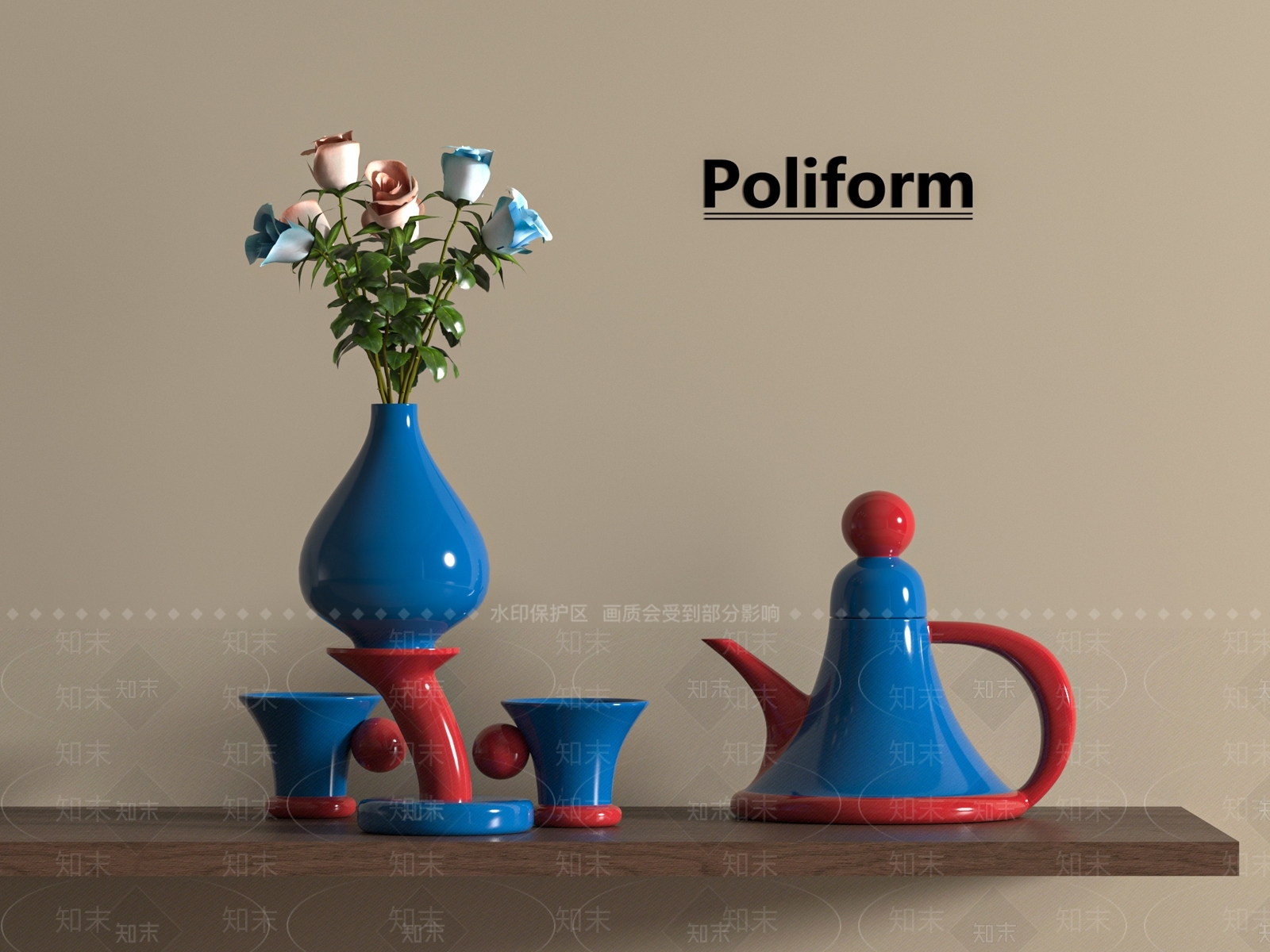 餐具SU模型下载【ID:1196478560】