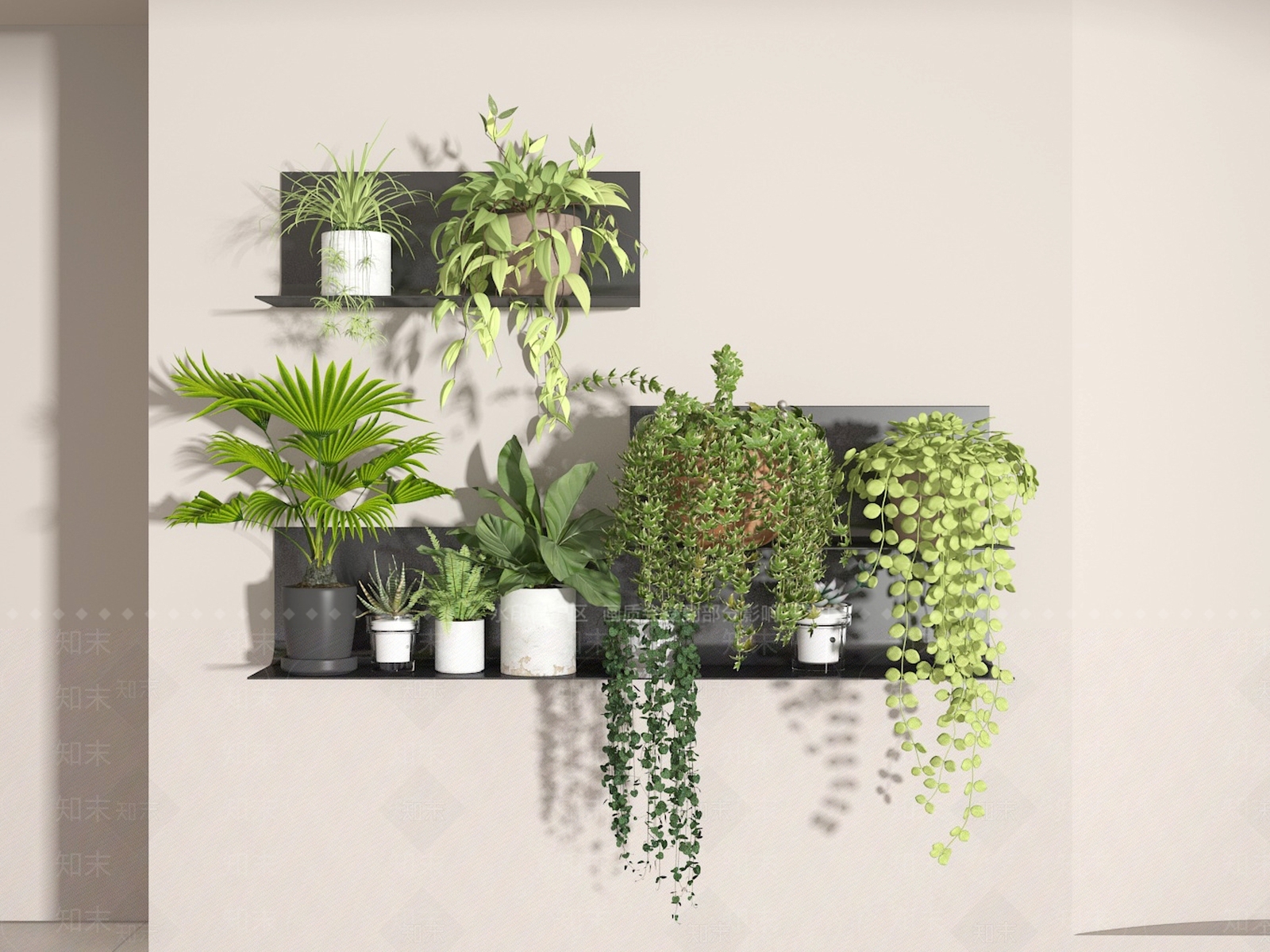 盆栽3D模型下载【ID:1196479464】