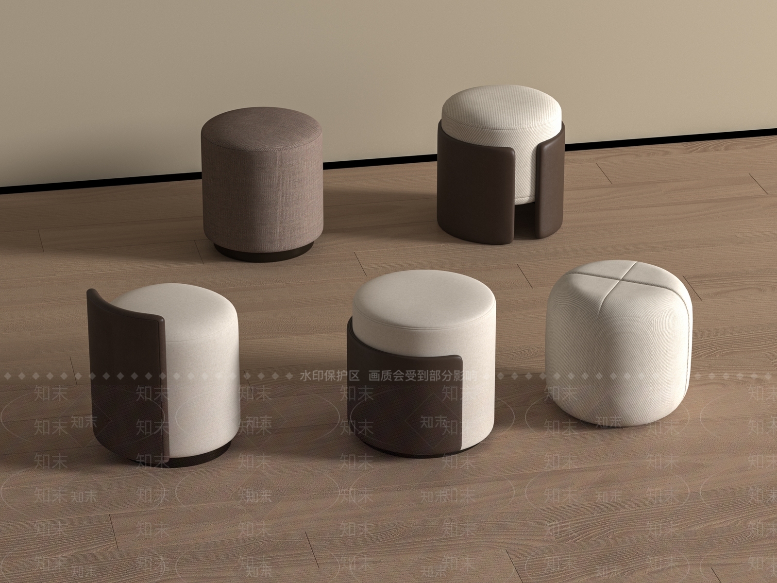 现代其他凳子SU模型下载【ID:1196479285】