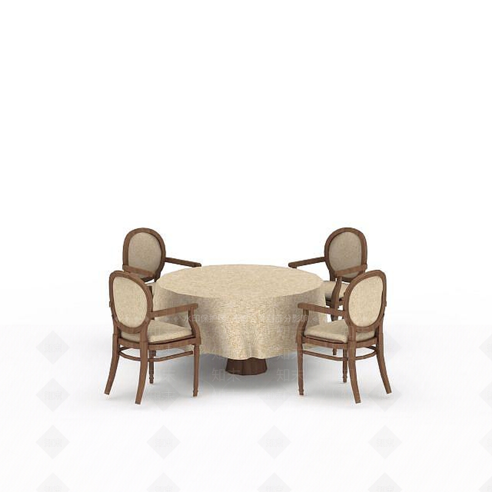 现代书桌椅3D模型下载【ID:1196481026】