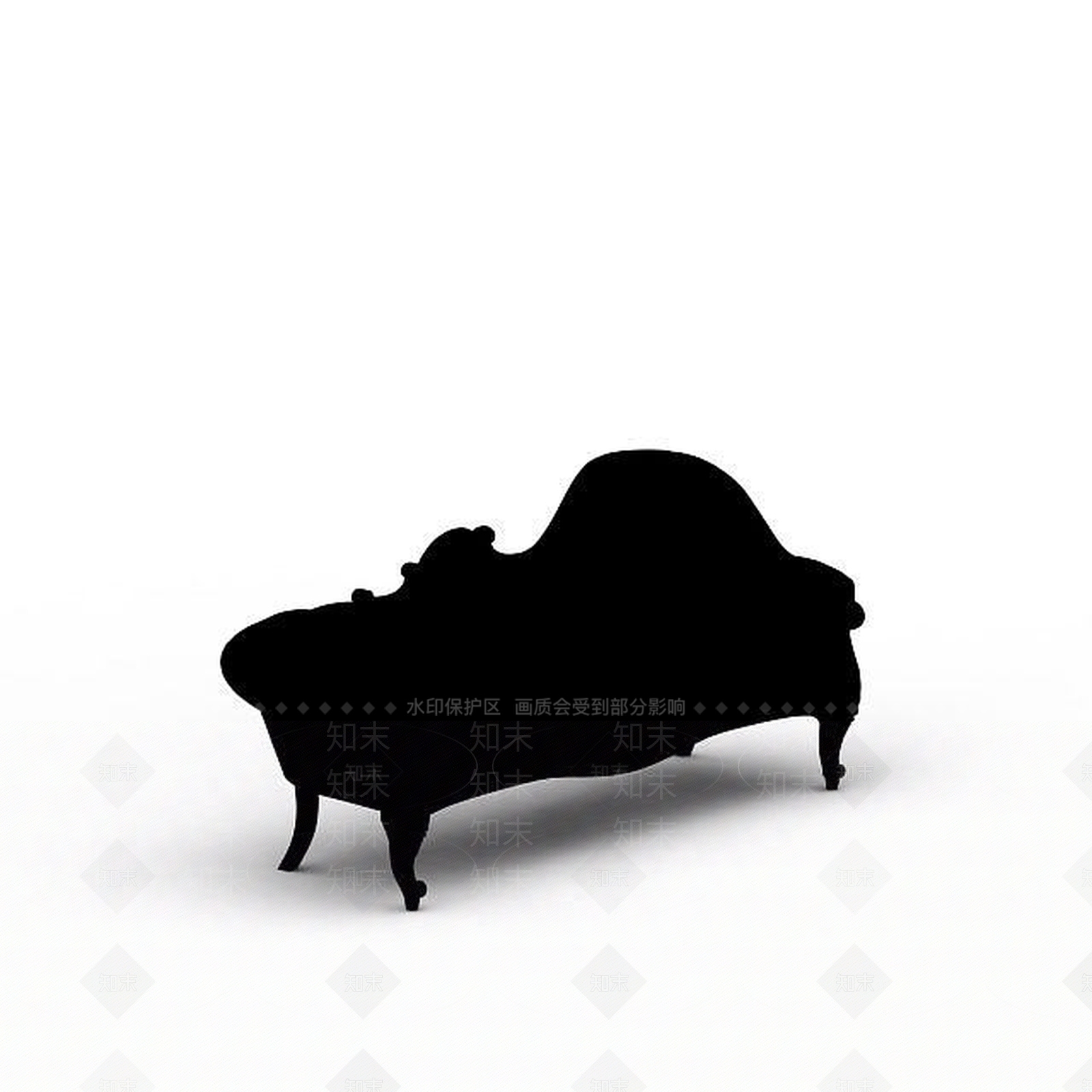 现代双人沙发3D模型下载【ID:1196481088】