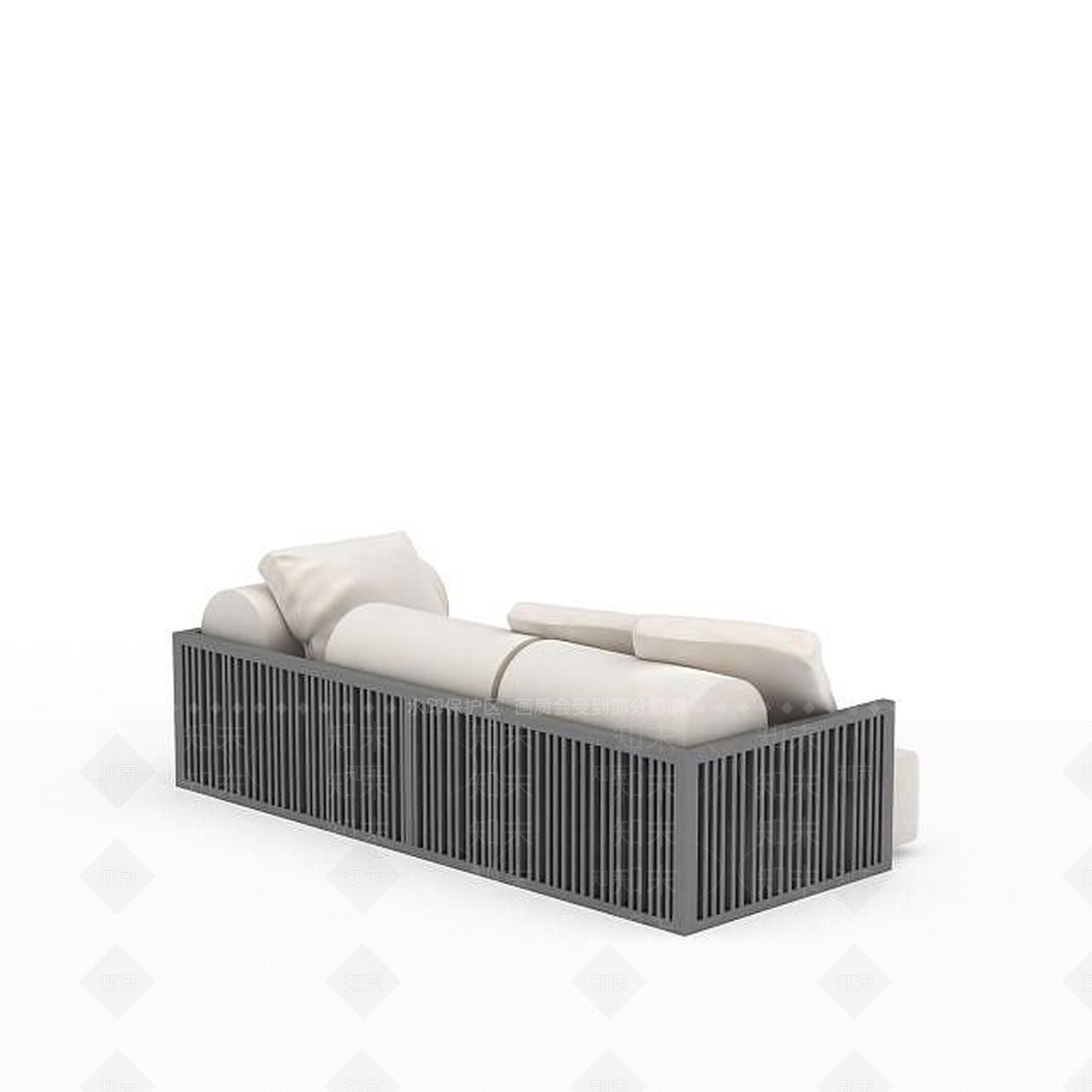 现代双人沙发3D模型下载【ID:1199832801】