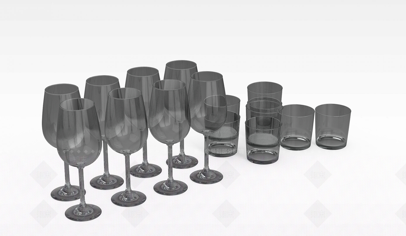 现代麻将桌3D模型下载【ID:1199848653】