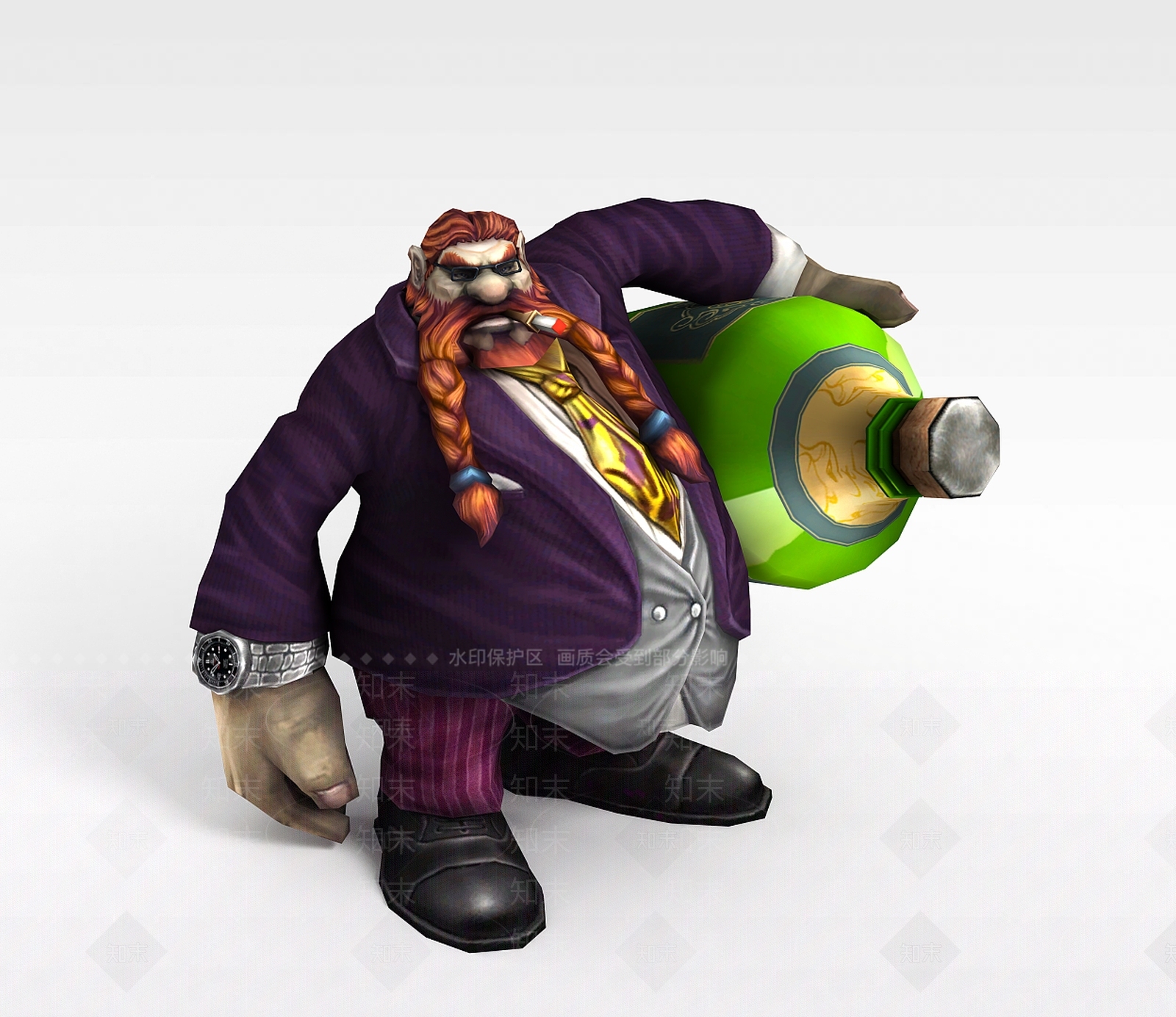 现代虚拟人物3D模型下载【ID:1200014735】