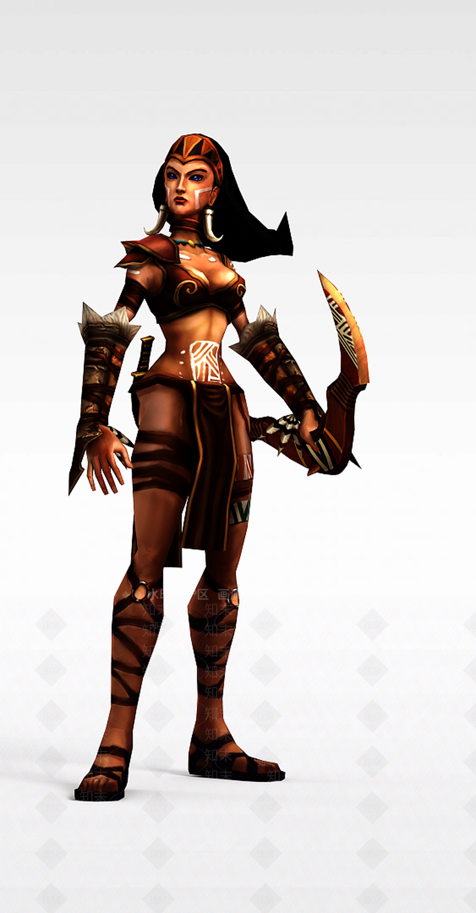 现代虚拟人物3D模型下载【ID:1200007429】