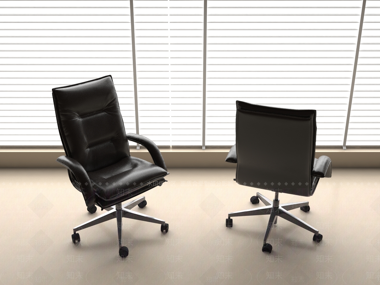 现代办公椅3D模型下载【ID:1196488559】