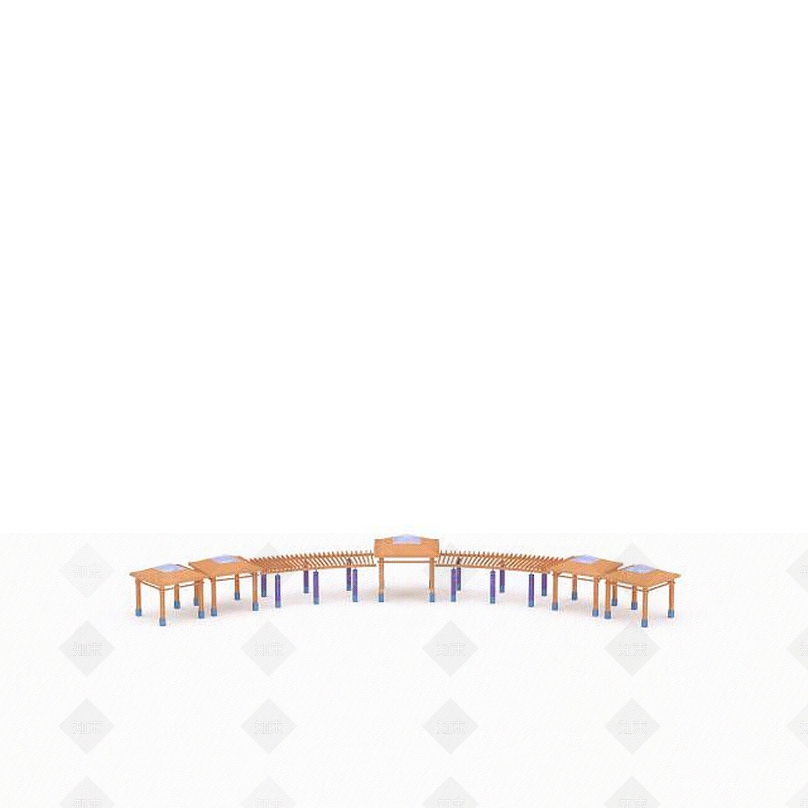 现代花架3D模型下载【ID:1196495293】