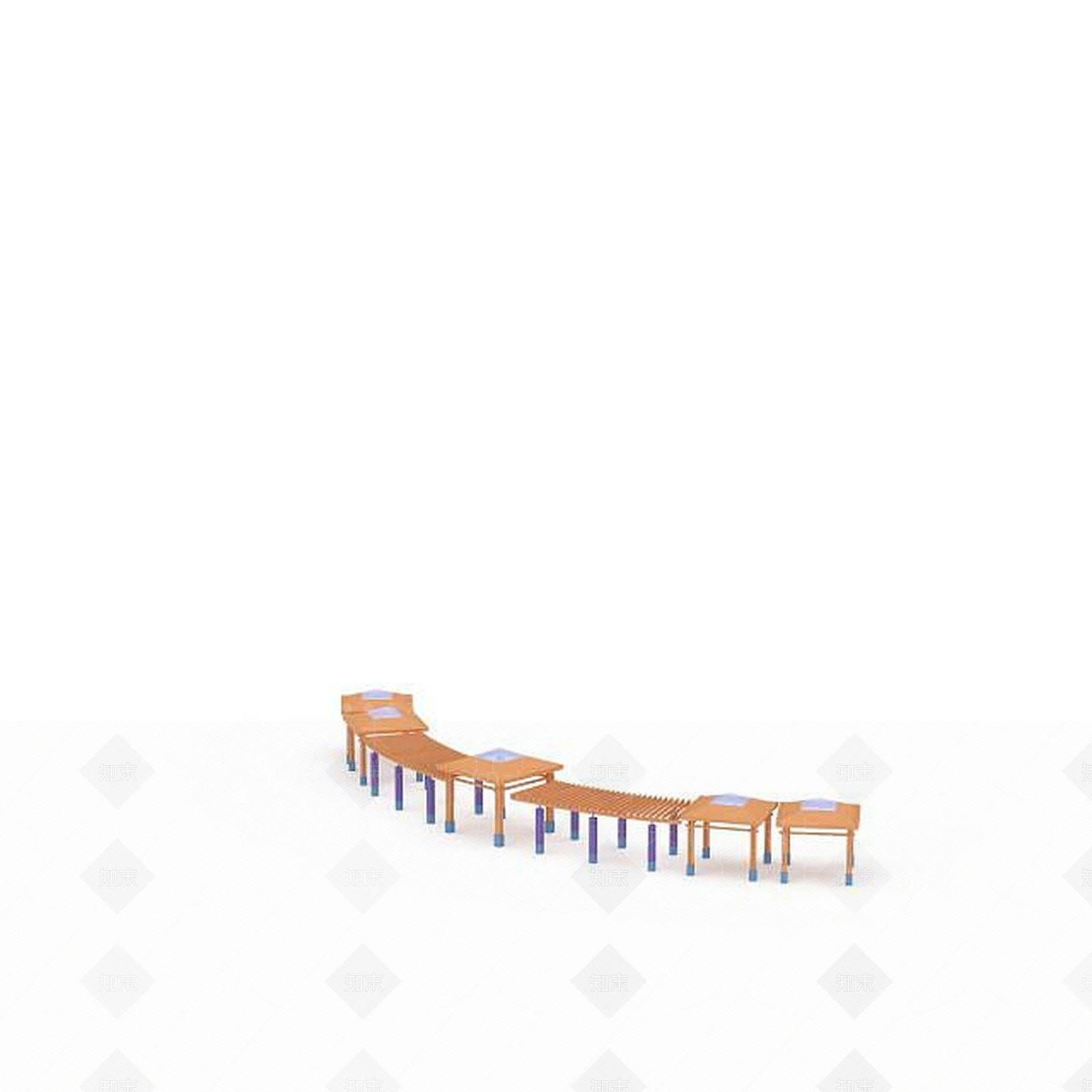 现代花架3D模型下载【ID:1196495293】