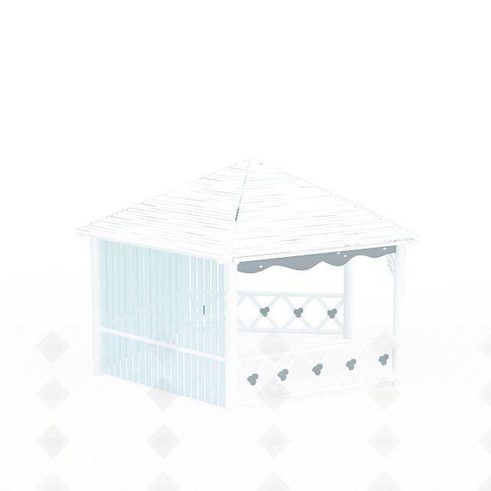 现代度假小屋3D模型下载【ID:1196496832】