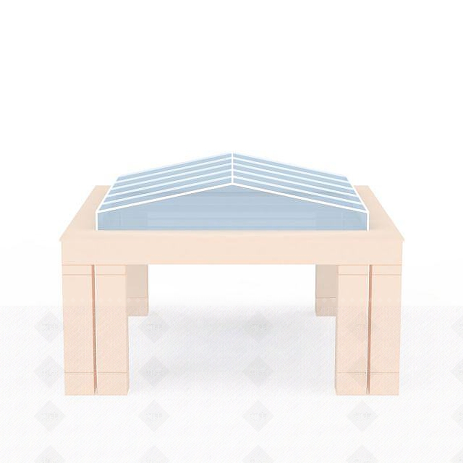 现代木制凉亭3D模型下载【ID:1196496902】