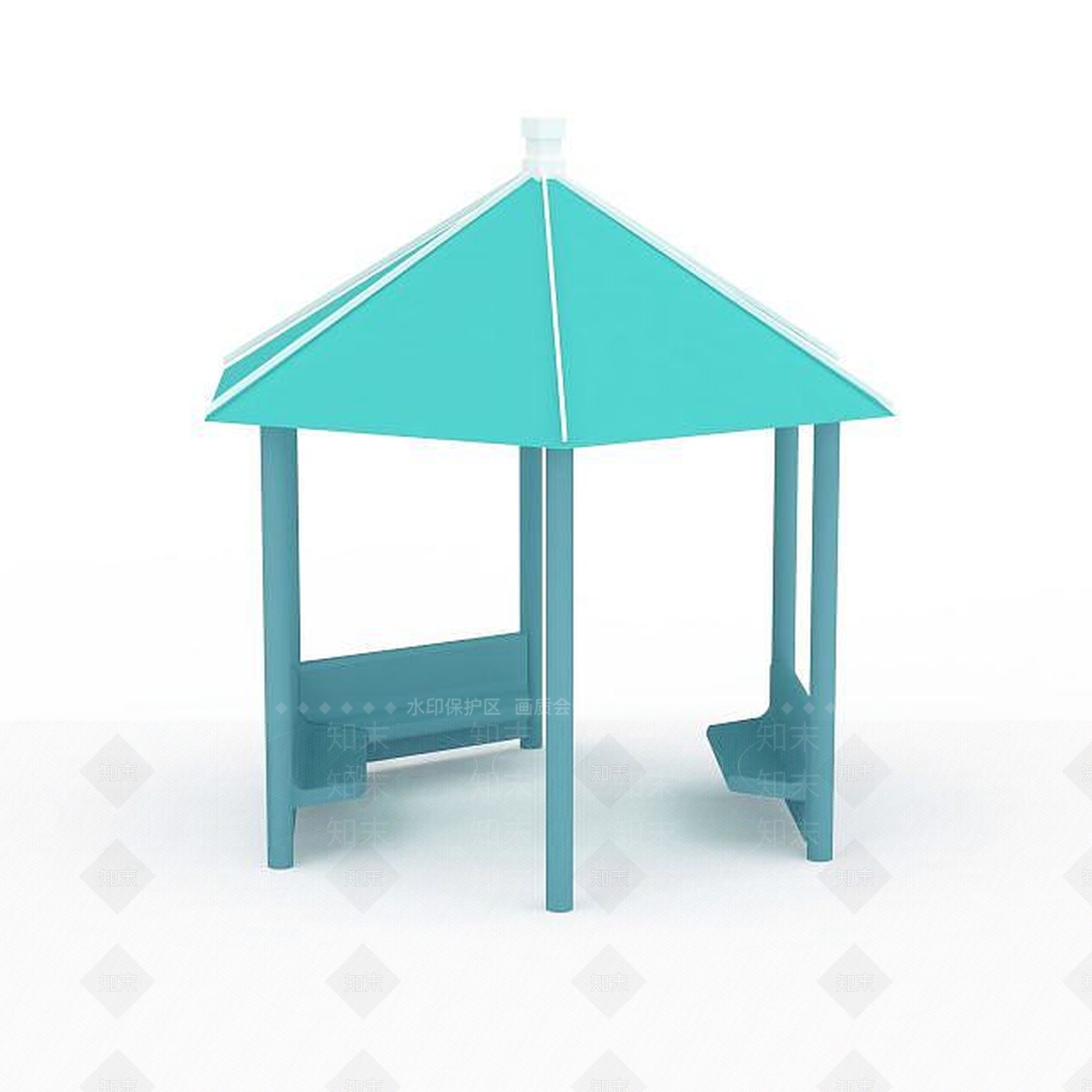 现代创意凉亭3D模型下载【ID:1196497670】