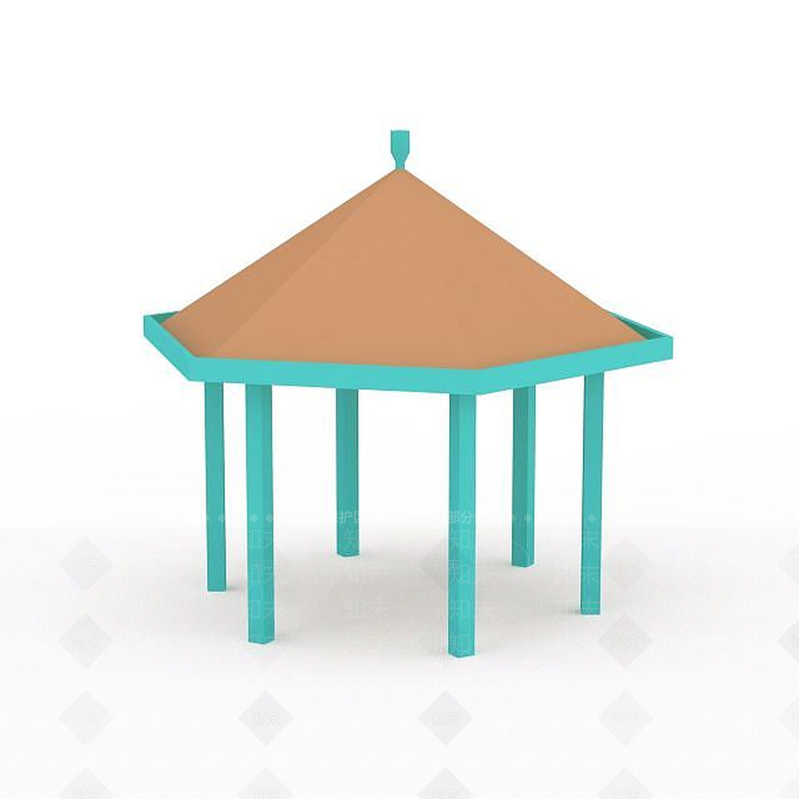 现代凉亭3D模型下载【ID:1196499920】