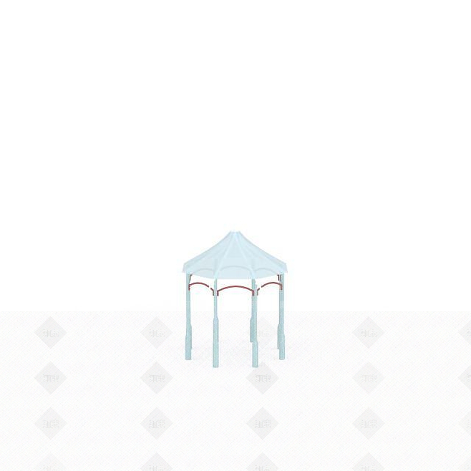 欧式古典欧式简约凉亭3D模型下载【ID:1196499985】