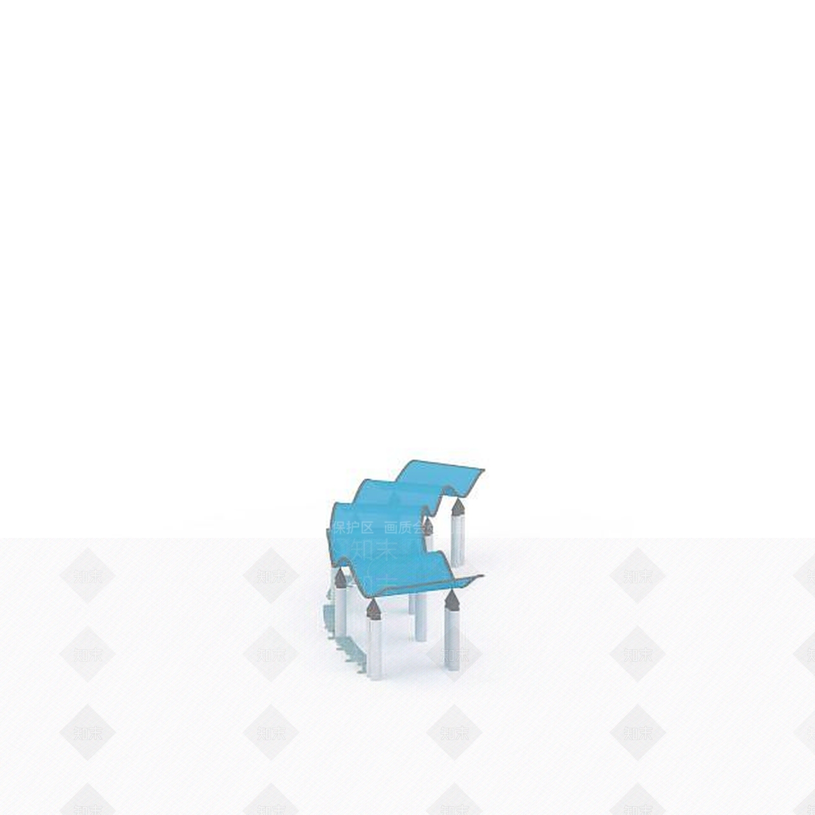 现代廊架3D模型下载【ID:1196500121】