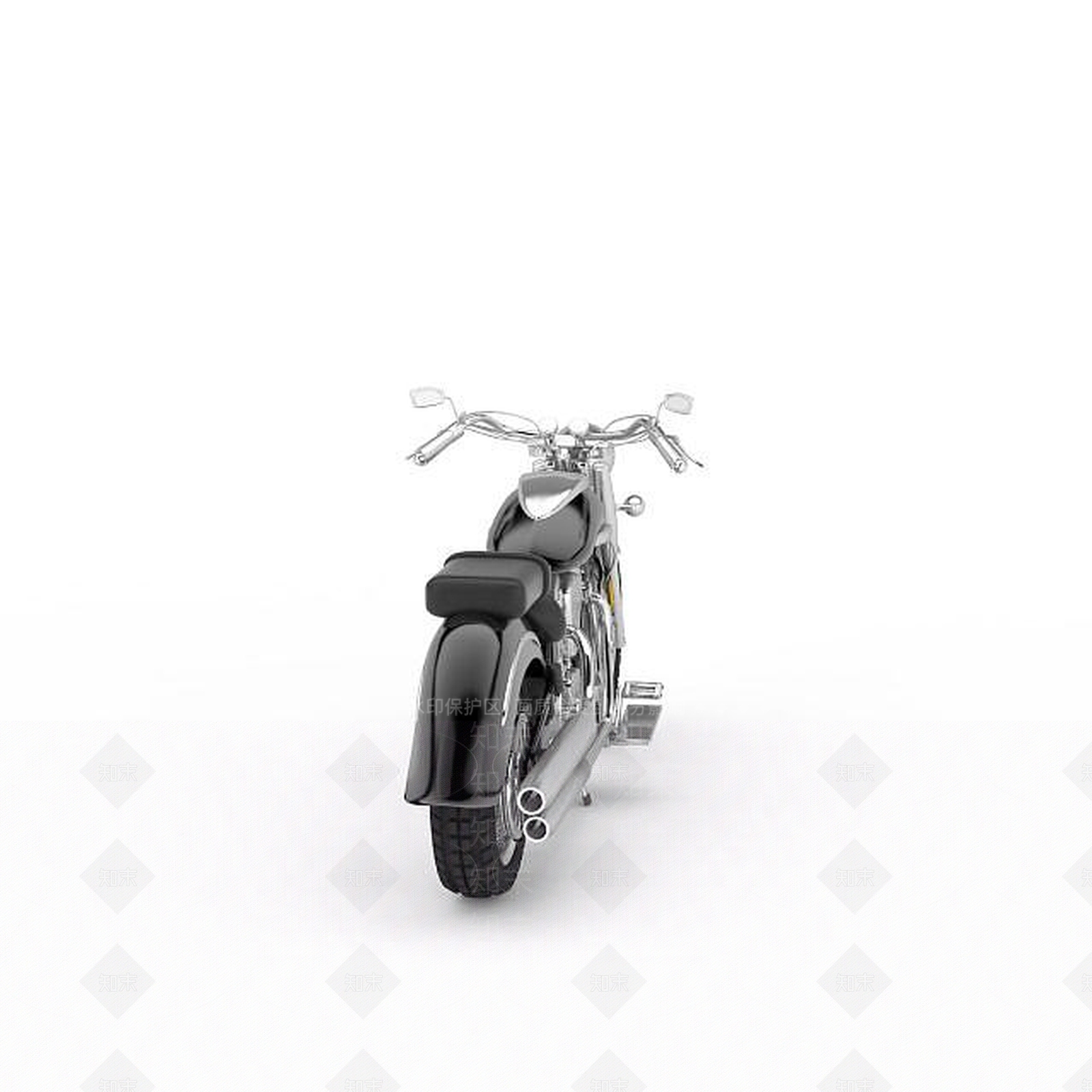 现代哈雷摩托车3D模型下载【ID:1196501829】