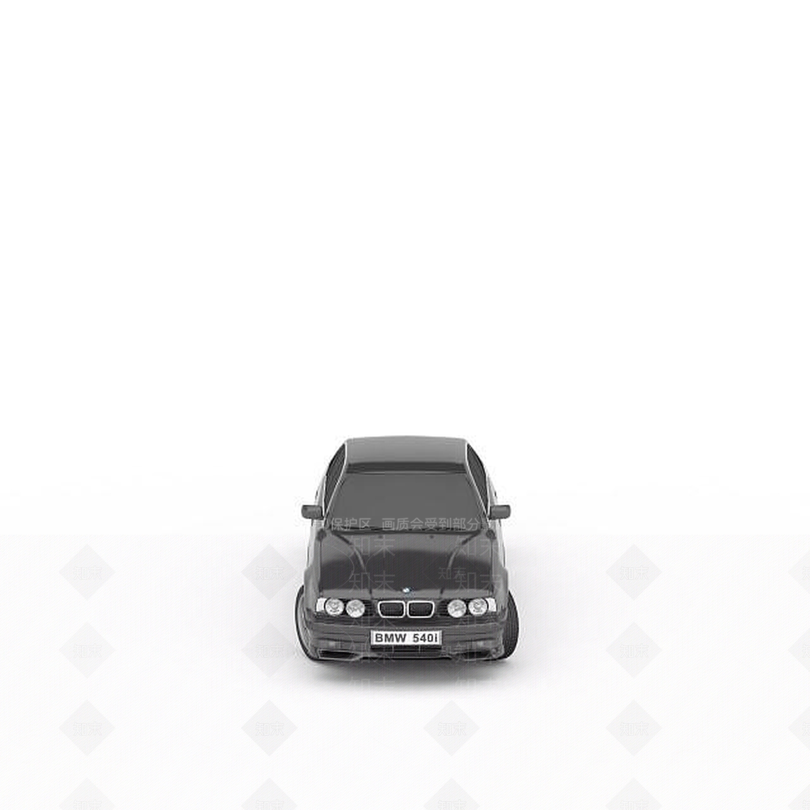 现代黑色汽车3D模型下载【ID:1196501978】