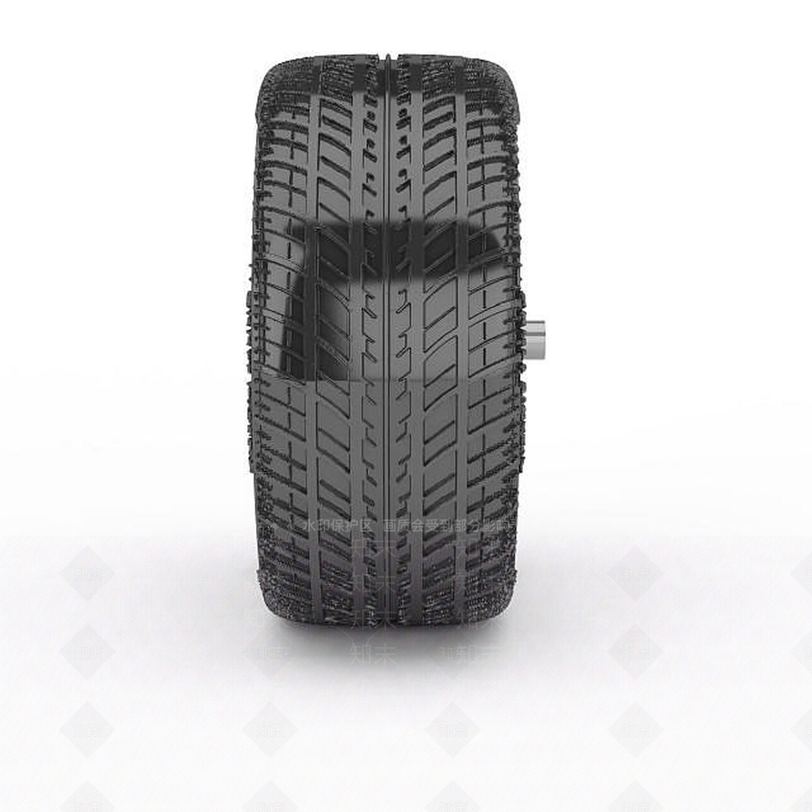 现代汽车轮胎3D模型下载【ID:1196502126】