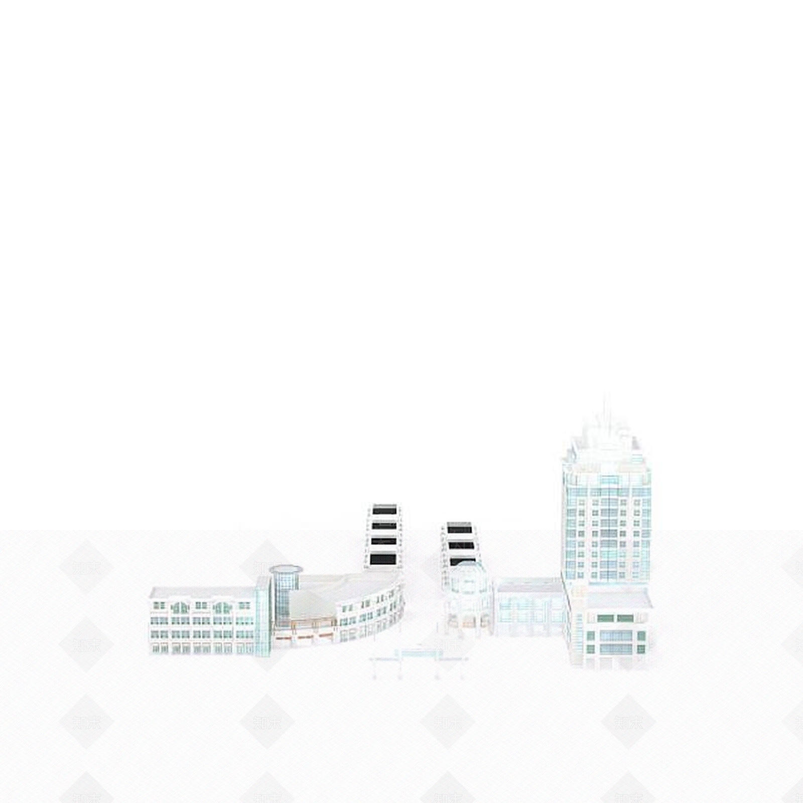 现代高层写字楼3D模型下载【ID:1196502538】