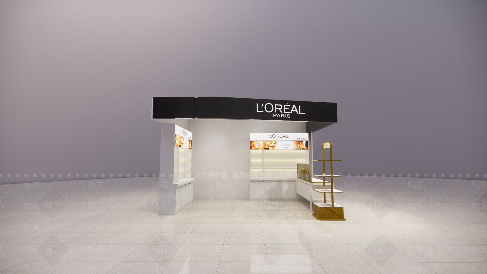 现代美妆店SU模型下载【ID:1196504010】