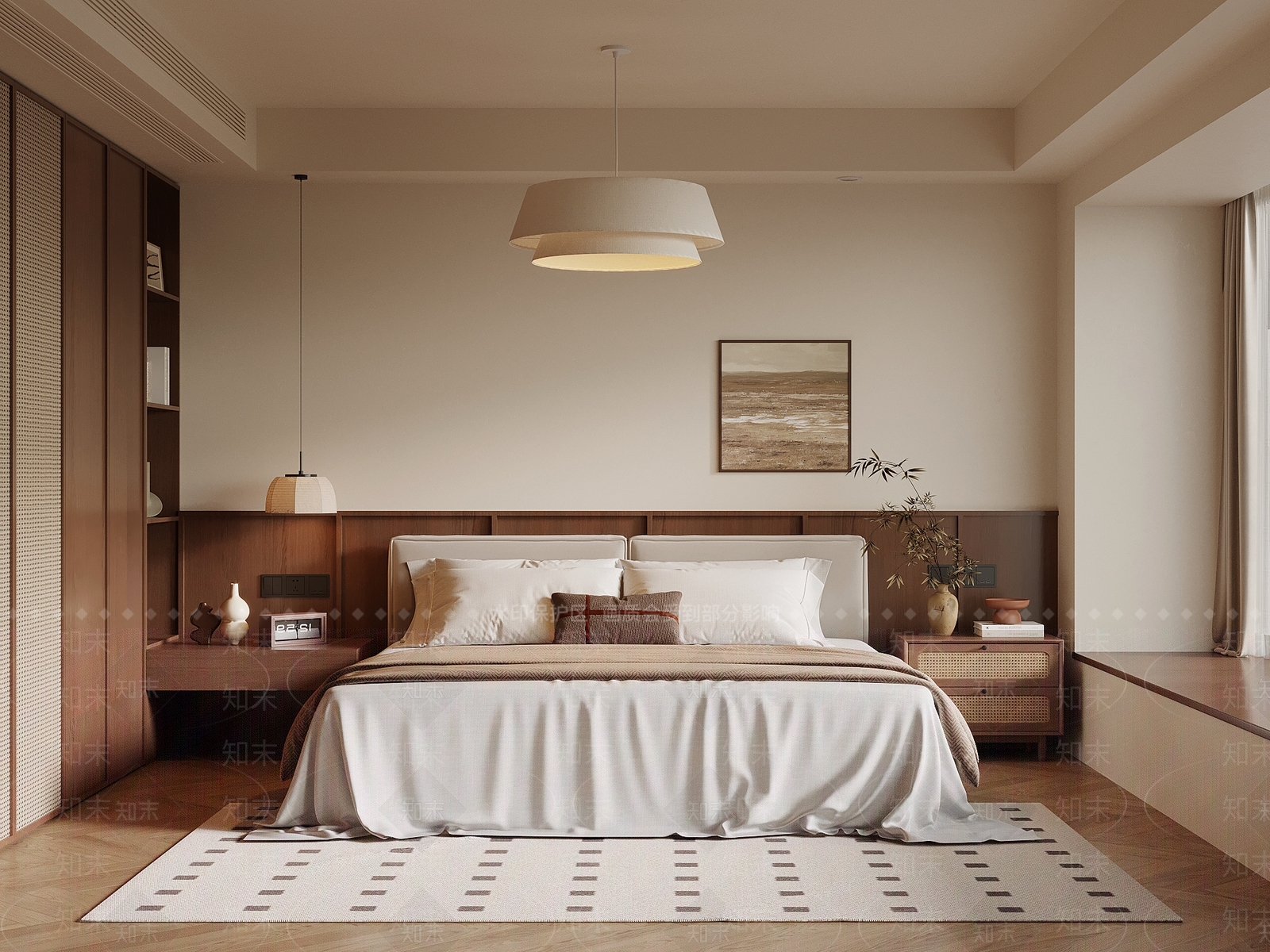 中古家居卧室3D模型下载【ID:1196504564】